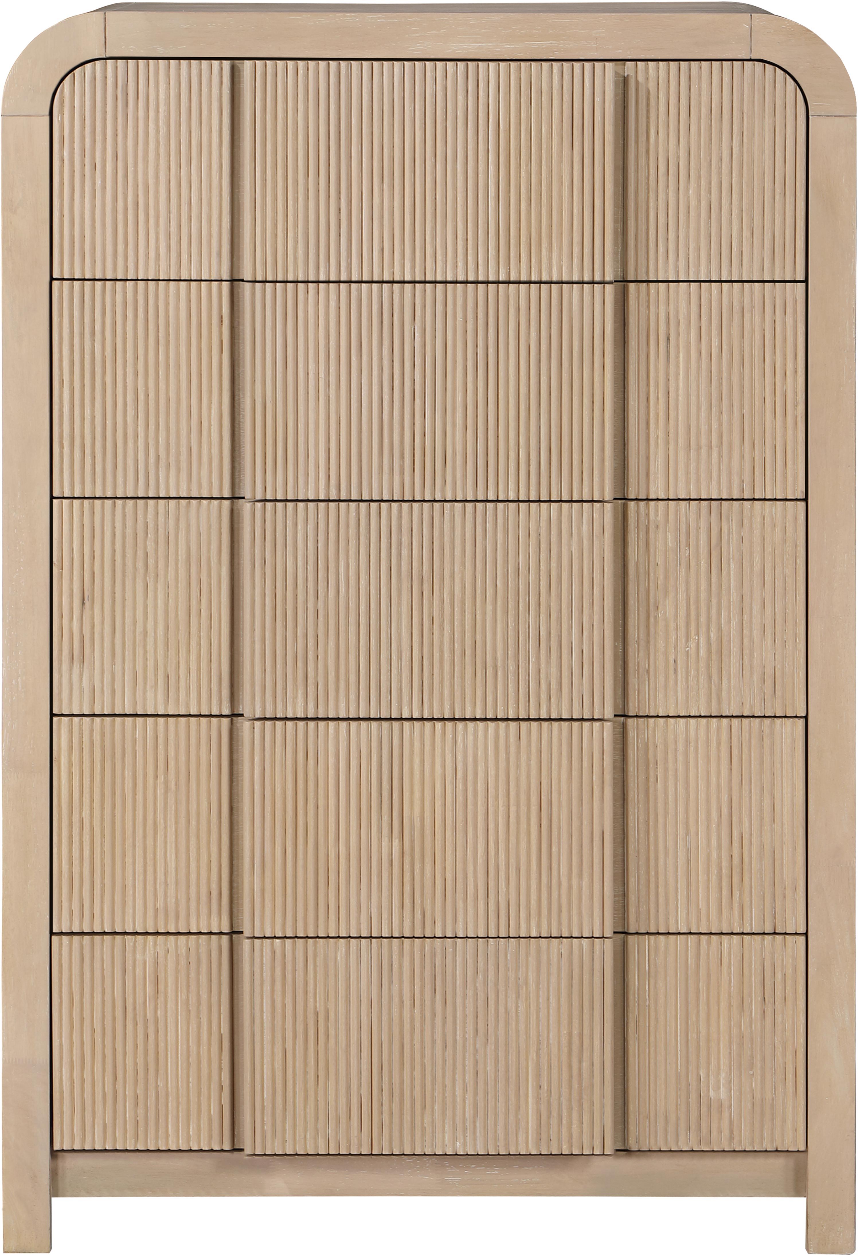 Fluted - Chest - Natural