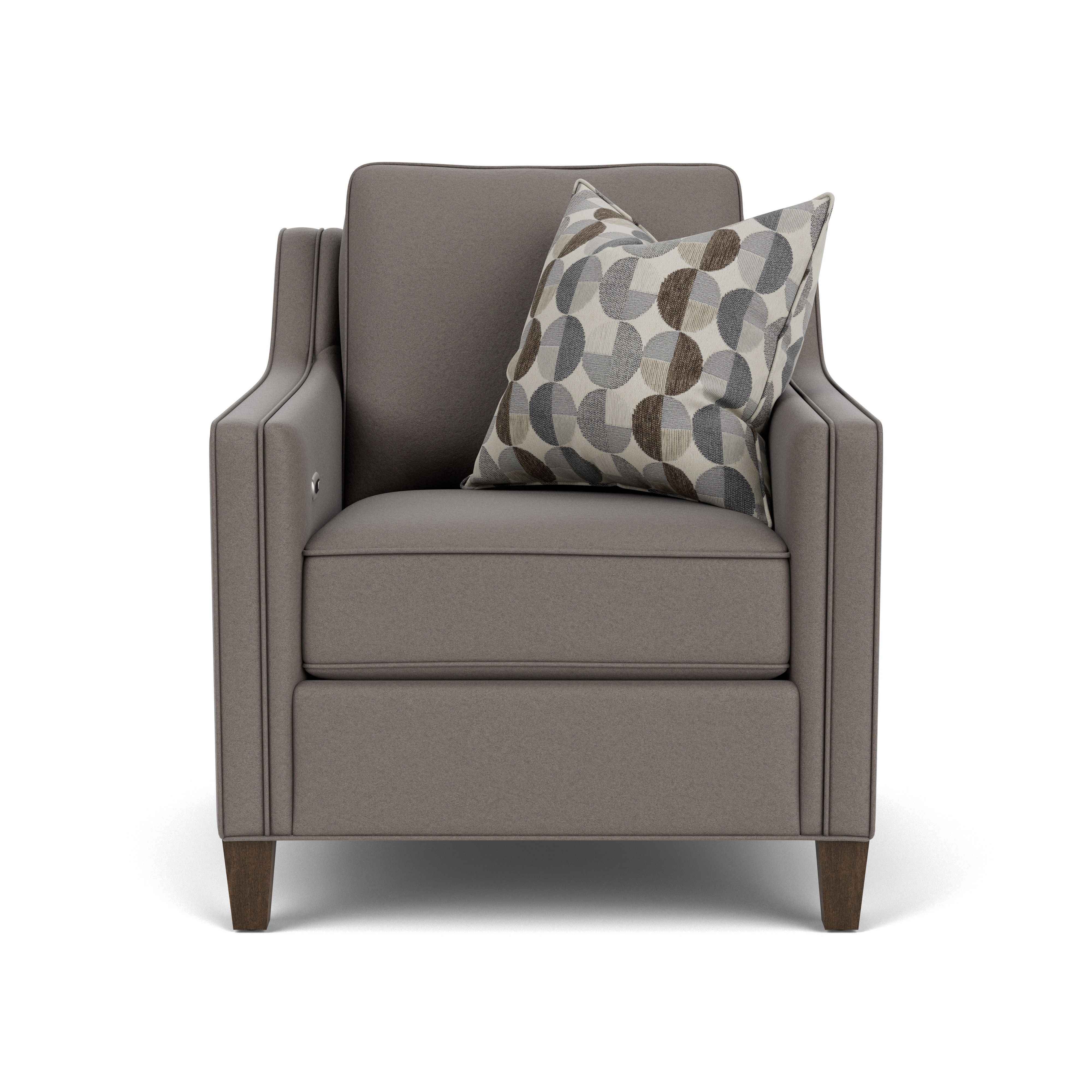 Finley - Fabric Power Incliner, dark brown, view 4