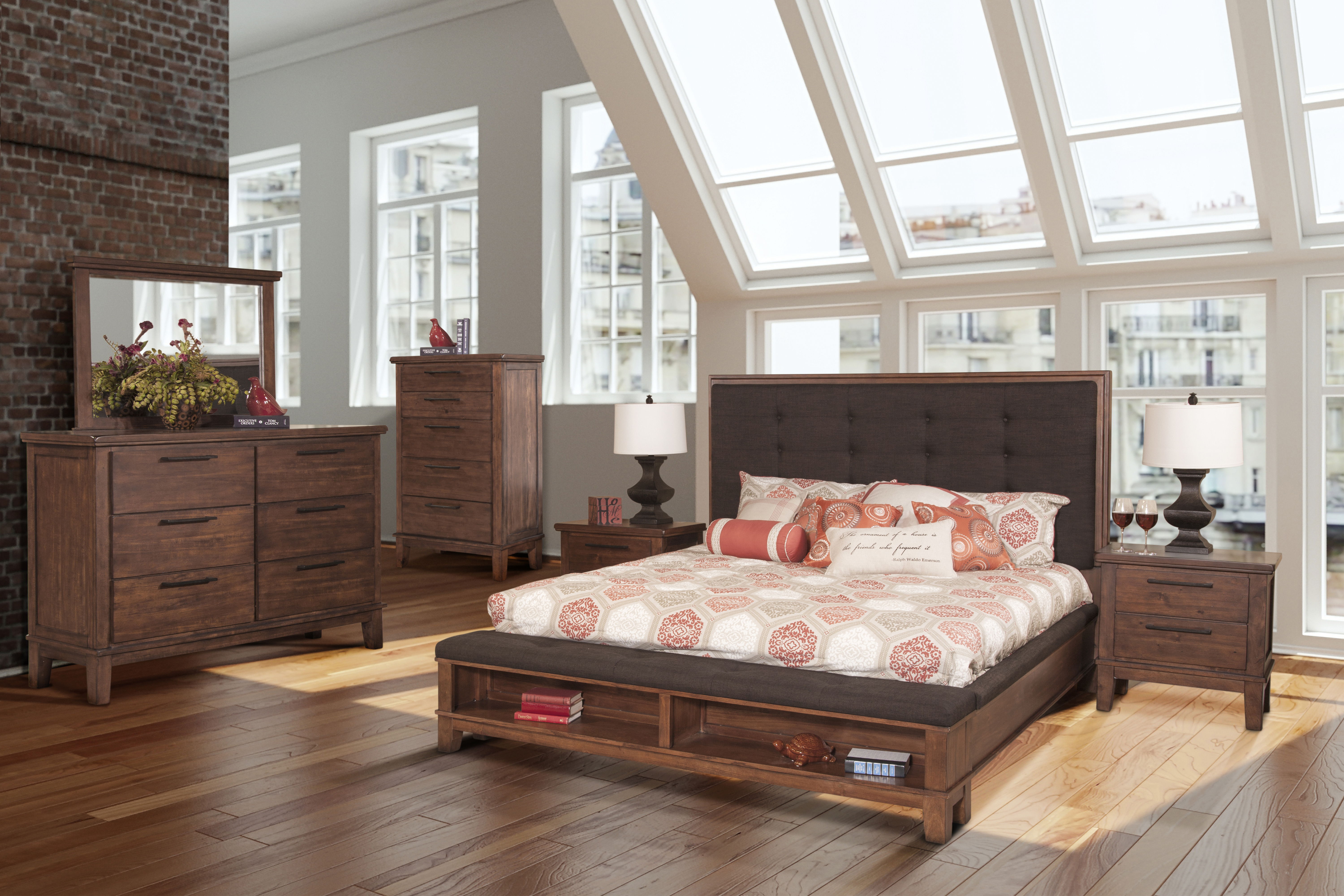 Cagney - Mirror - Chestnut, light brown, view 8