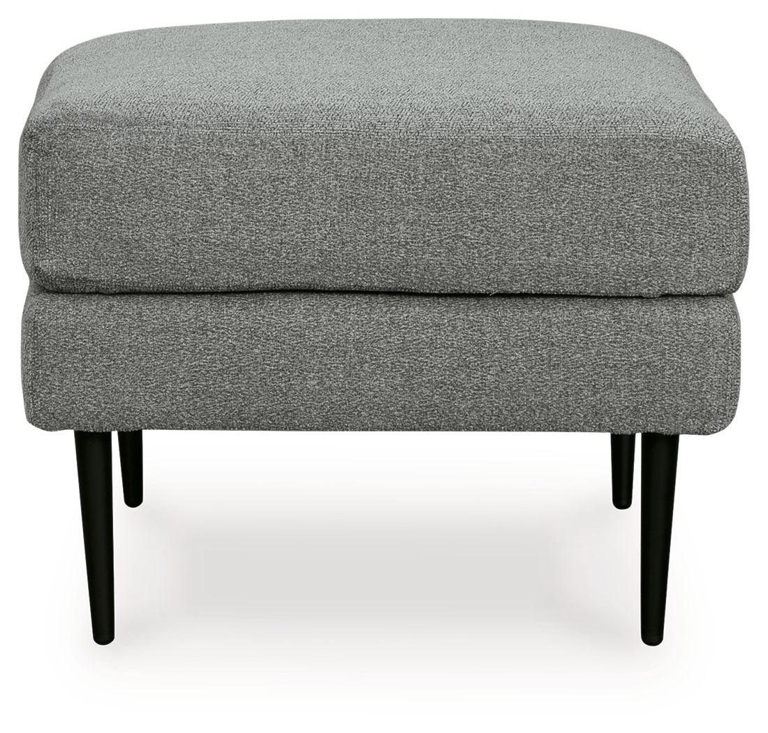 Ashley Furniture Hazela - 2 Pc. - Chair, Ottoman - Charcoal - Image 7