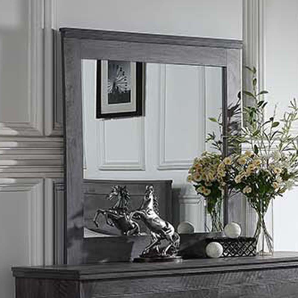 Vidalia - Mirror - Rustic Gray Oak, dark gray