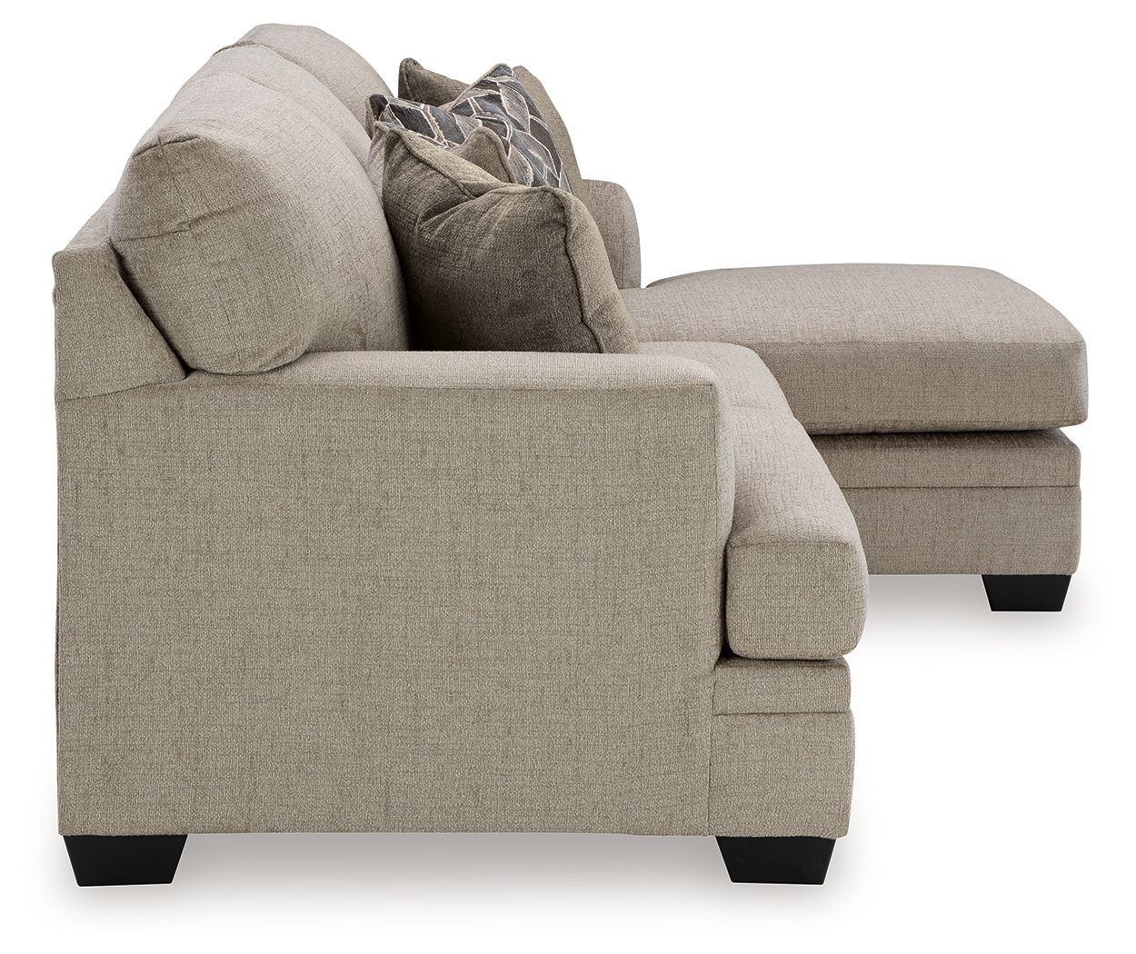 Ashley Furniture Stonemeade - Sofa Chaise - Taupe - Image 5