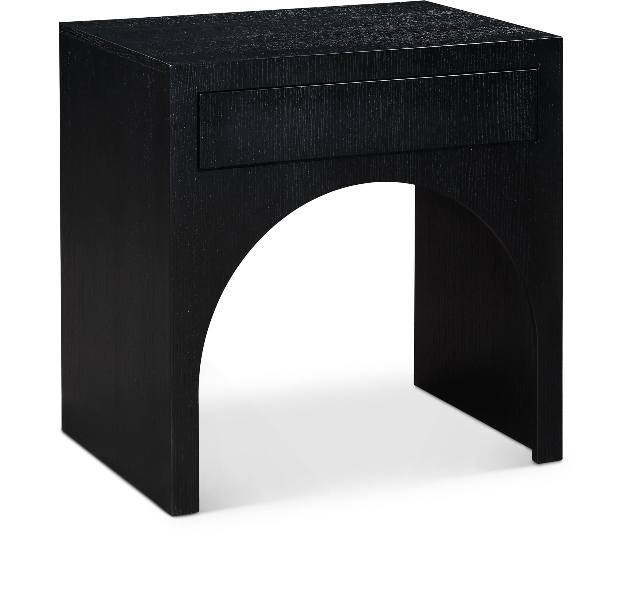 August - Night Stand - Black