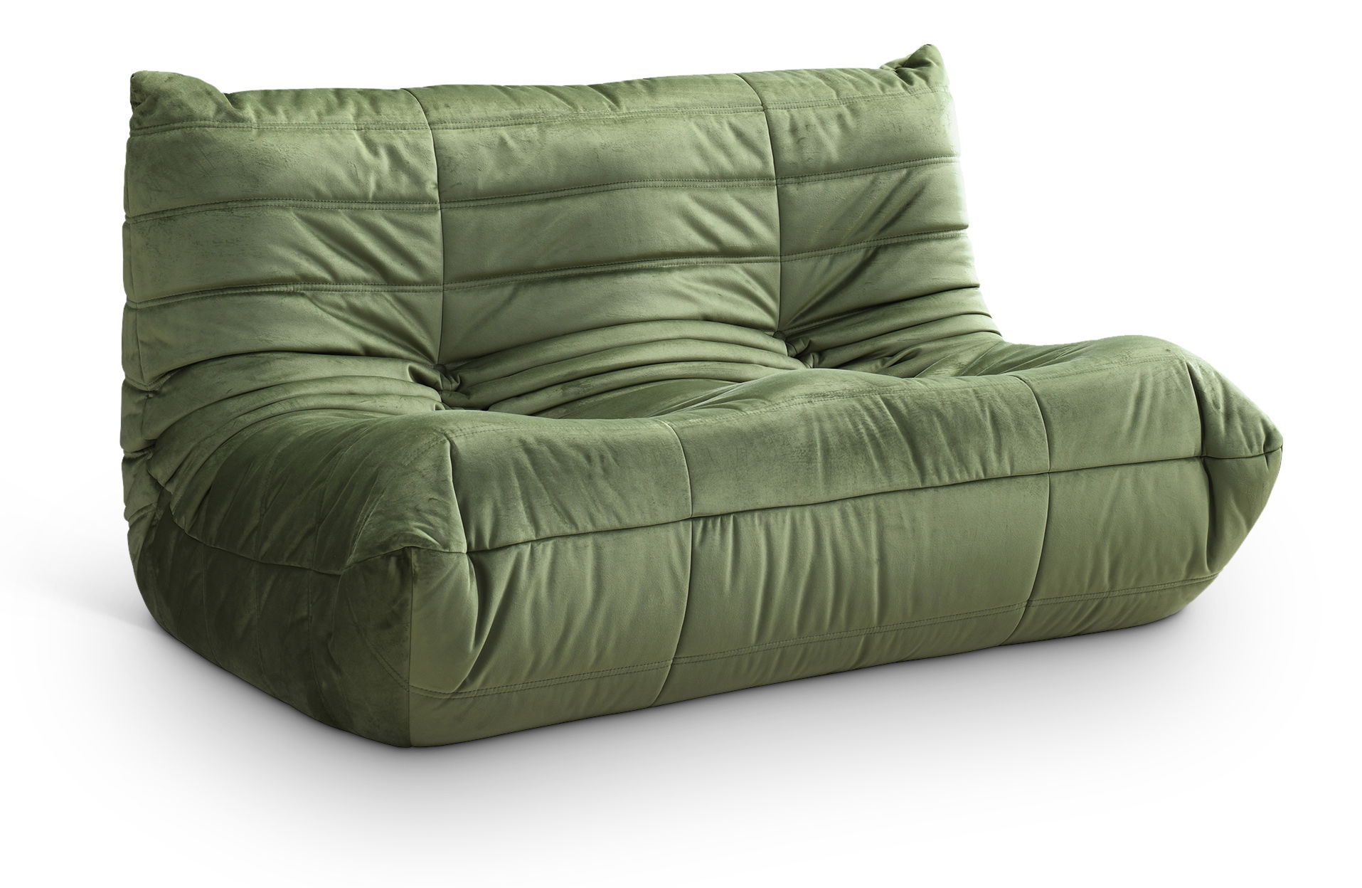 Relax - Velvet 54.75" Upholstered Loveseat - Green