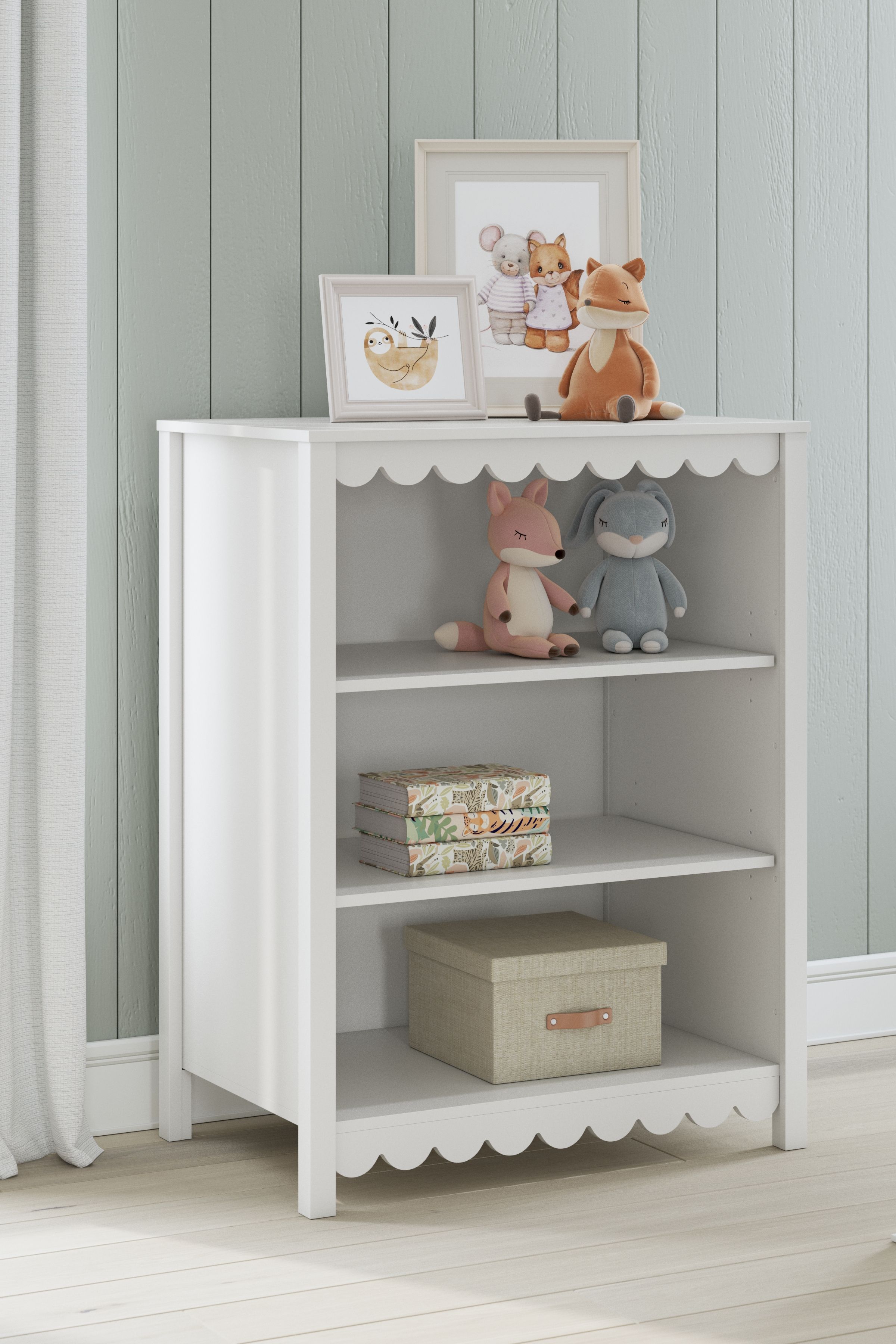 Hallityn - 2 Pc. - Bookcase, Full Tent Complete Bed - White