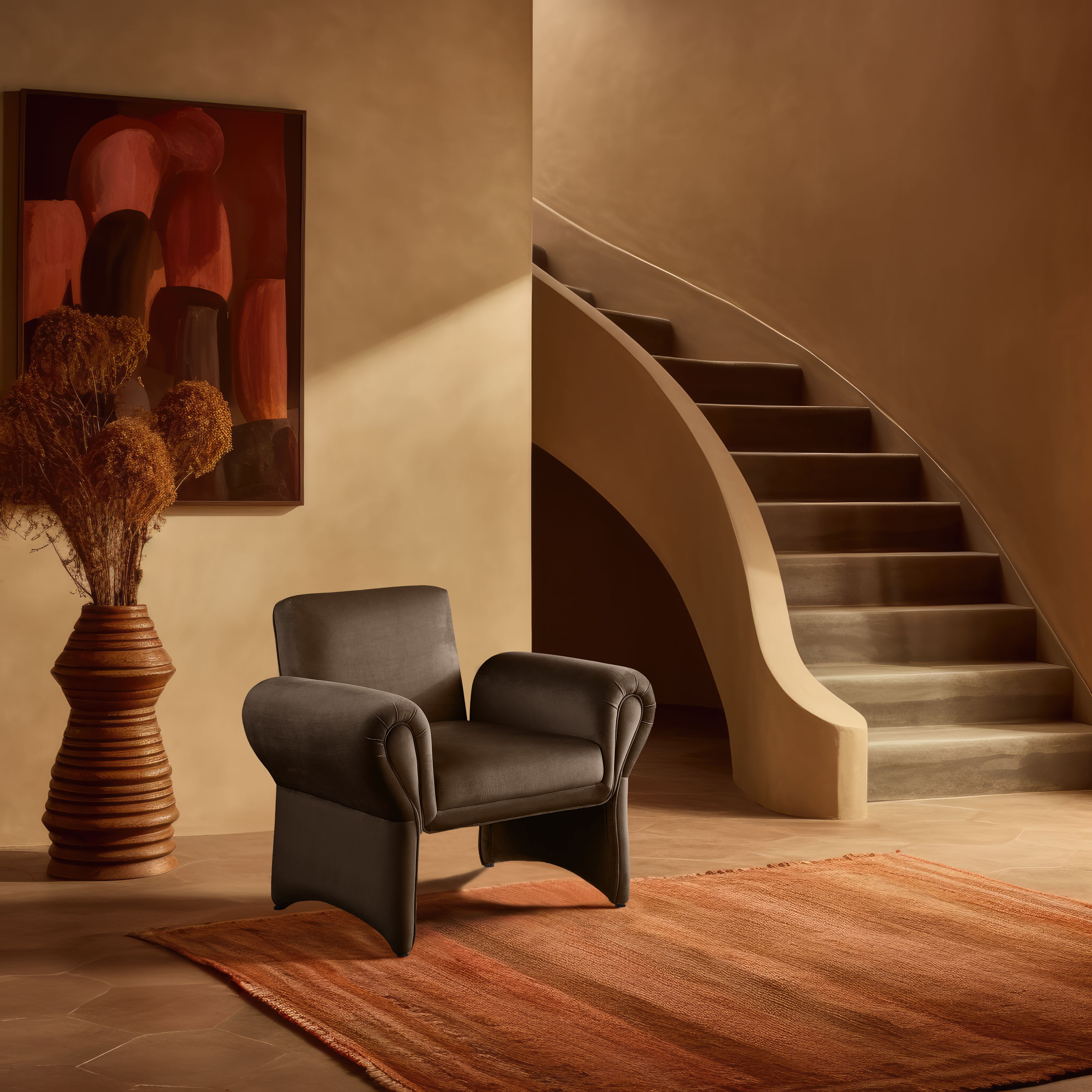 Fleurette - Accent Chair - Brown