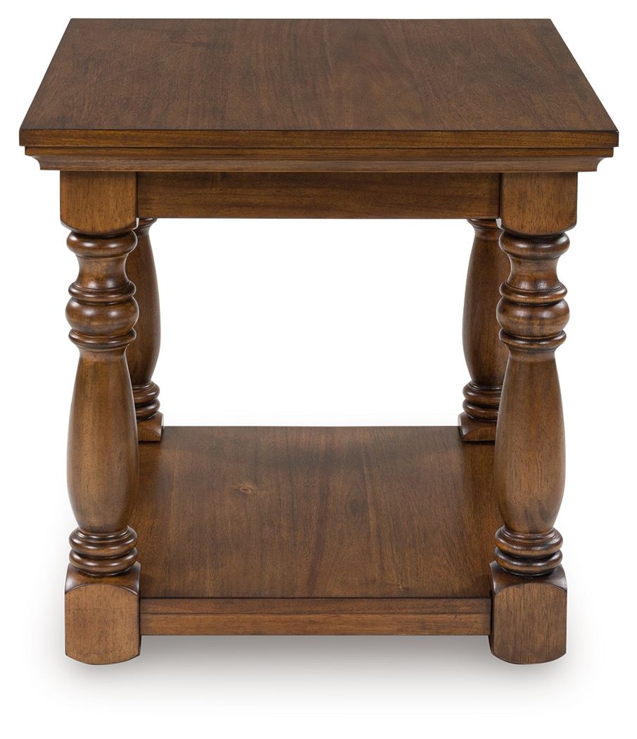 Ashley Furniture Sturlayne - Rectangular End Table - Brown - Image 4