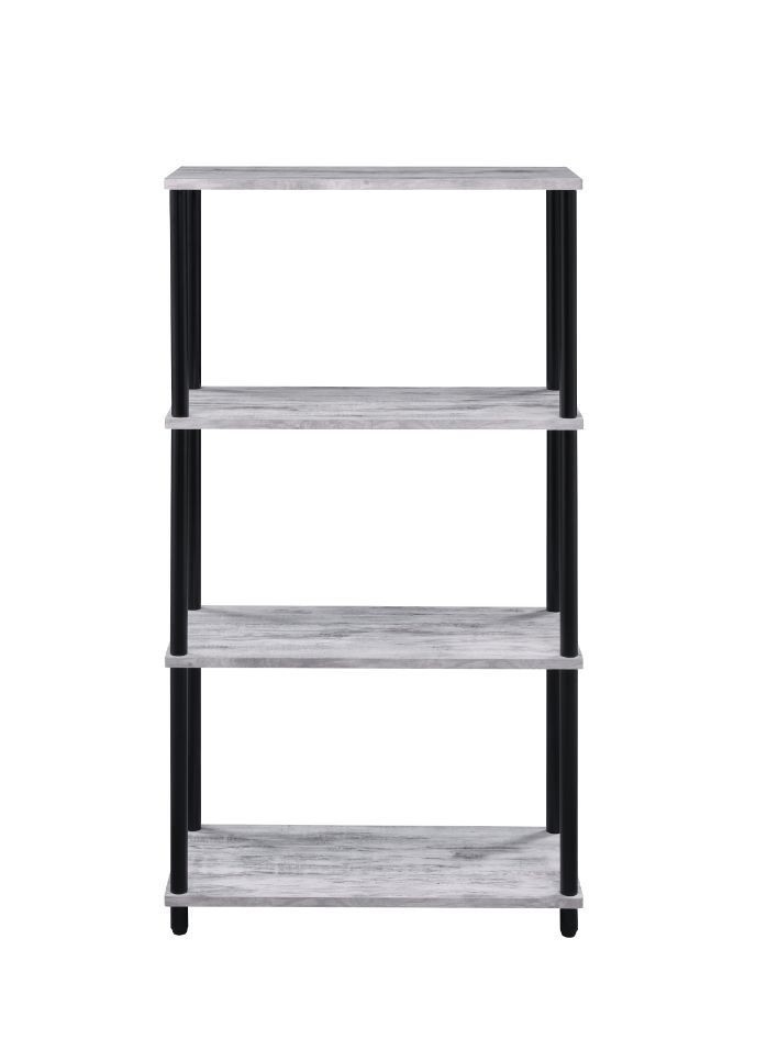 Nypho - Bookshelf - Antique White & Black, beige, view 2