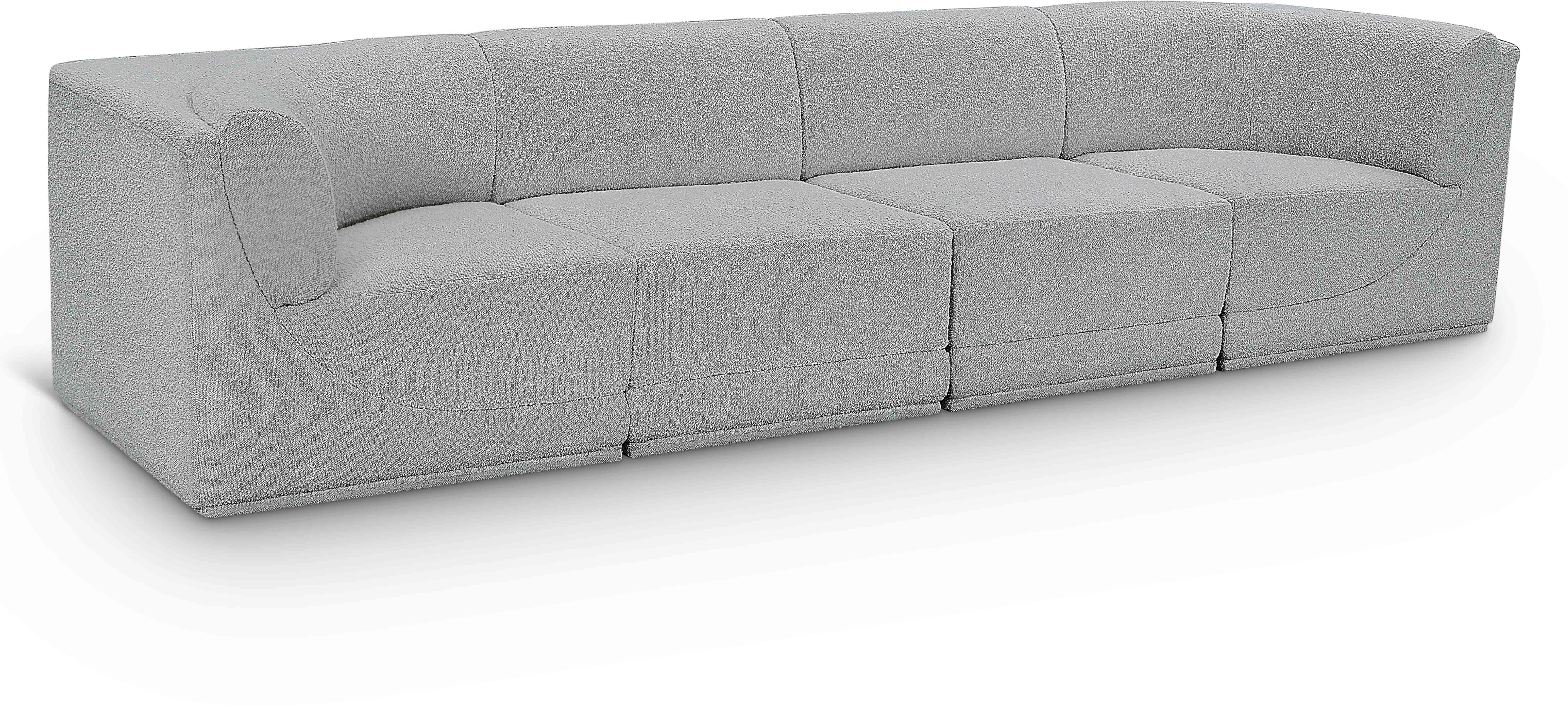 Ollie - 4 Seat Modular Sofa - Gray