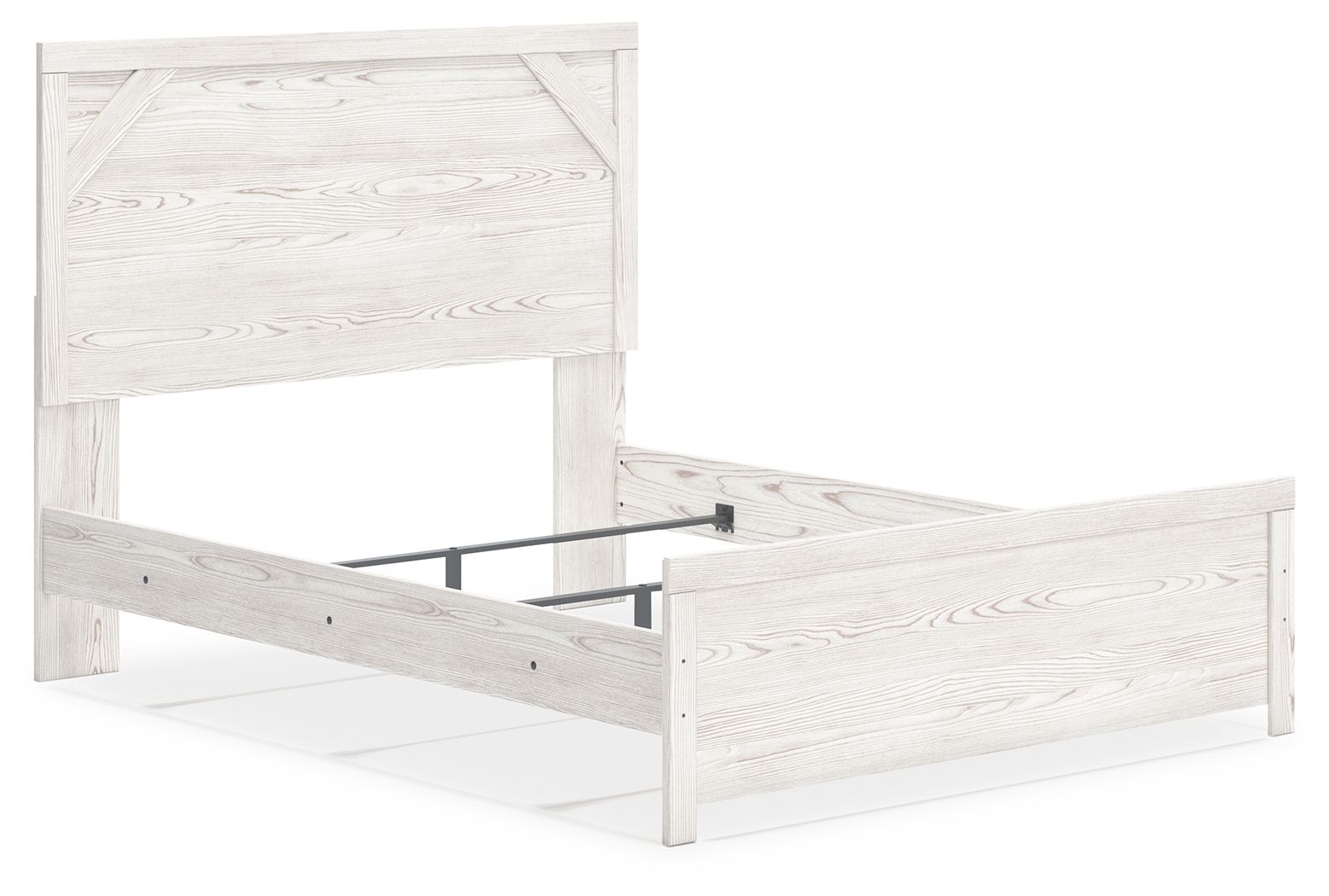 Ashley Furniture Gerridan - Queen Panel Bed - White / Gray - Image 8