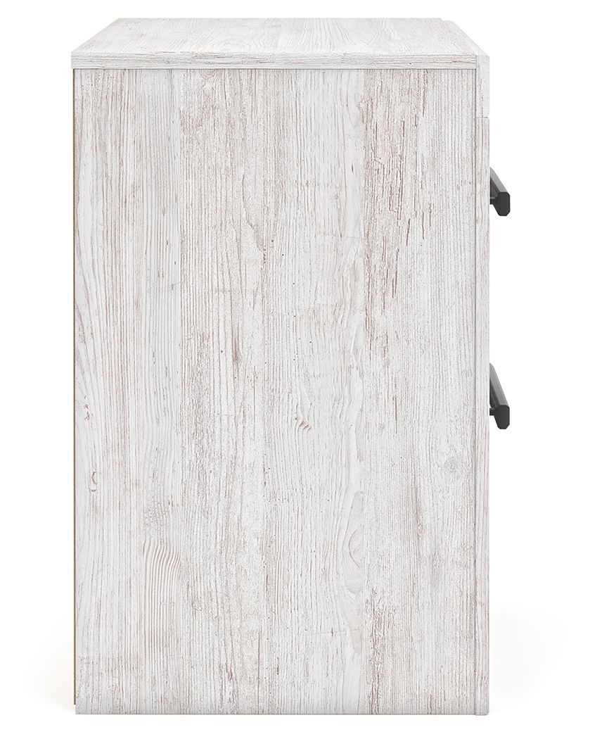 Ashley Furniture Cayboni - Two Drawer Night Stand - Whitewash - Image 8
