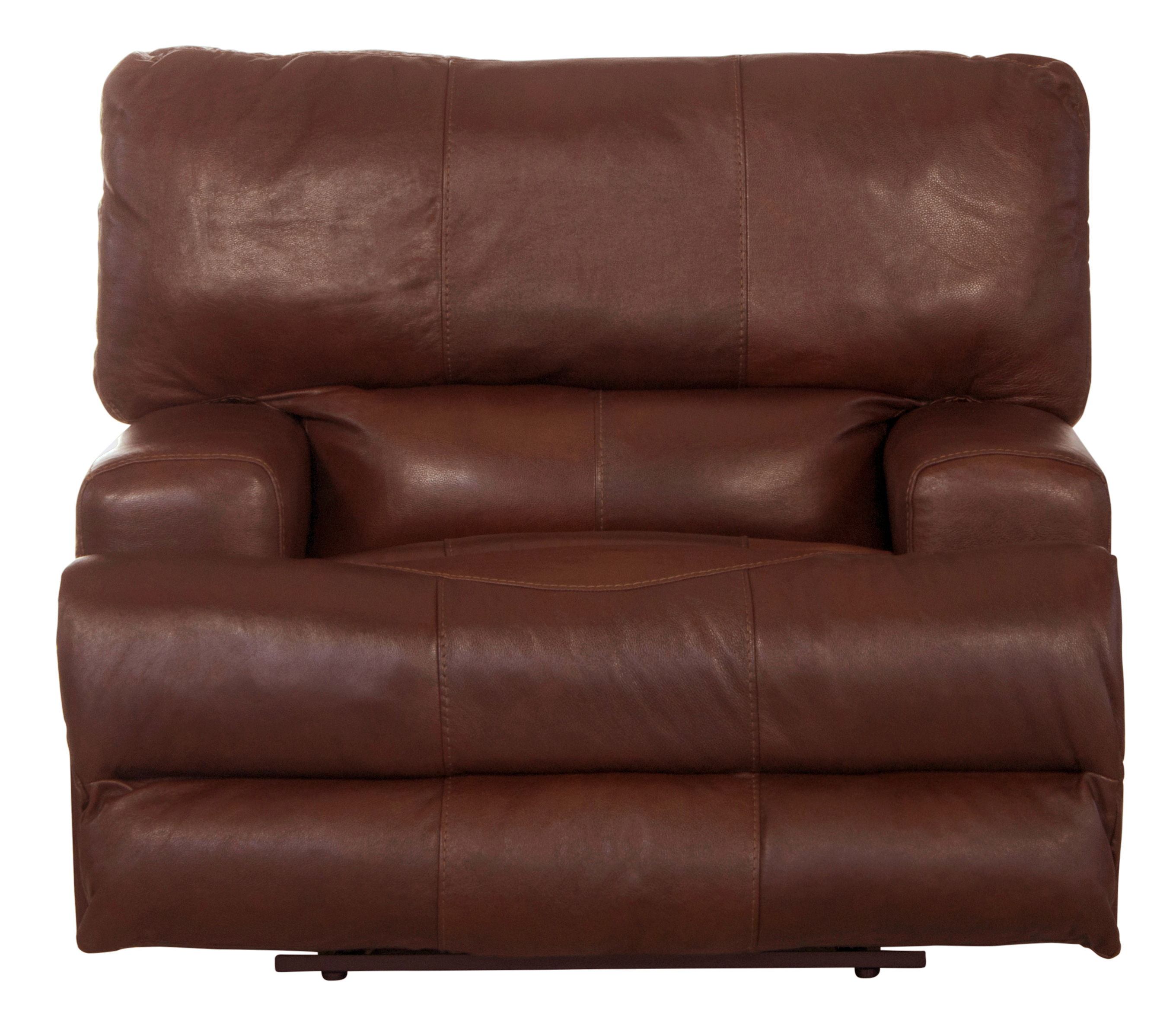 Wembley - Italian Leather Match Power Lay Flat Recliner With Power Adjustable Headrest & Lumbar - Walnut