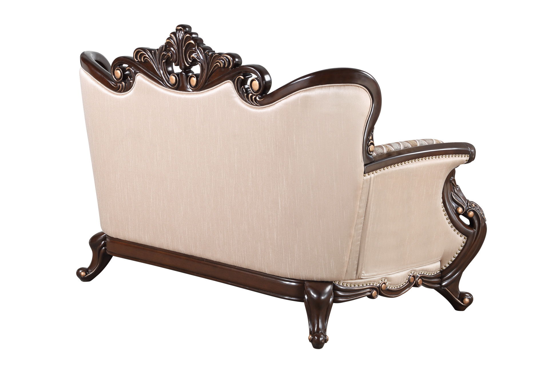 Constantine - Loveseat (KD) - Red / Cherry, beige, view 6