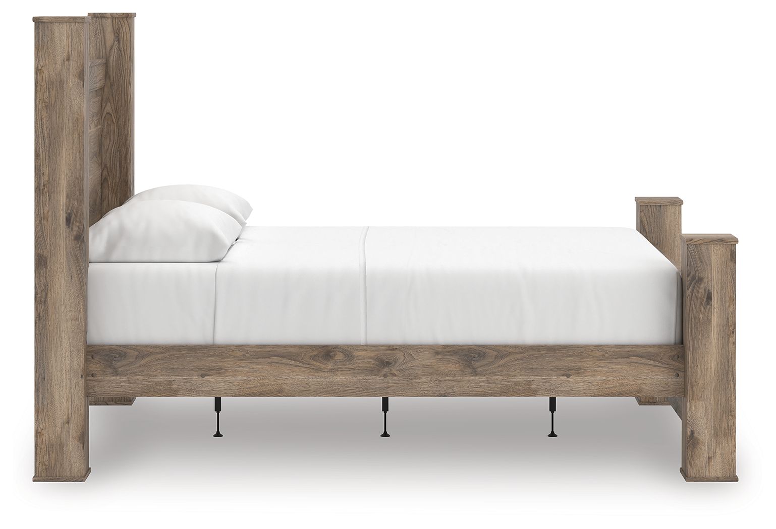 Ashley Furniture Rusticott - Queen Poster Bed - Brown - Image 5