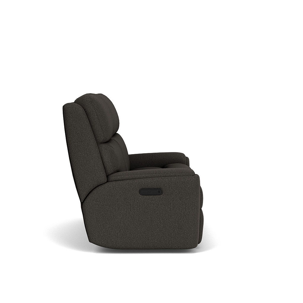 Rio - Transitional Fabric Reclining Loveseat, beige, view 6