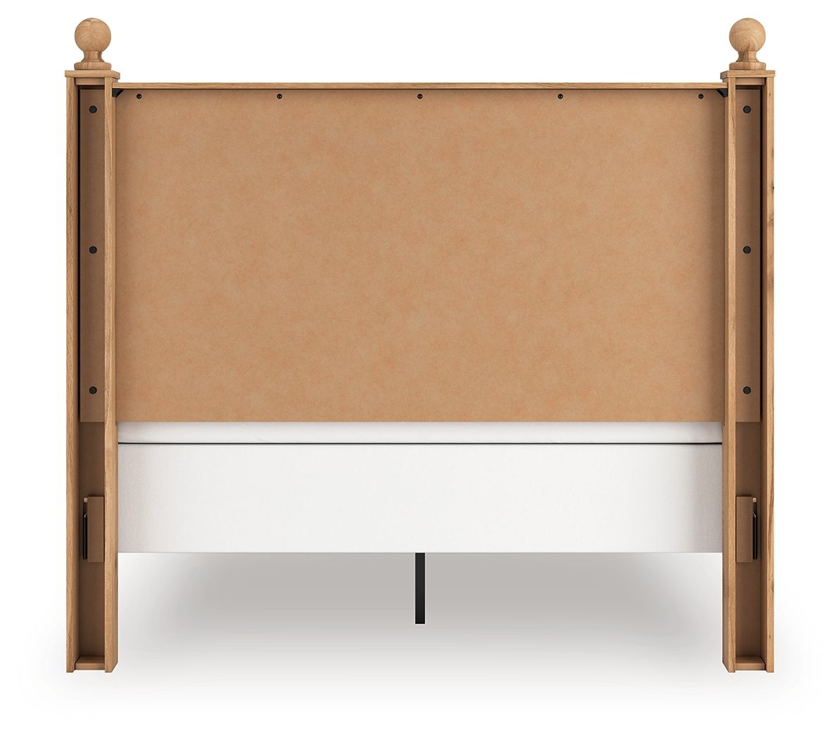 Ashley Furniture Aleaport - Queen Panel Bed - Warm Brown - Image 4
