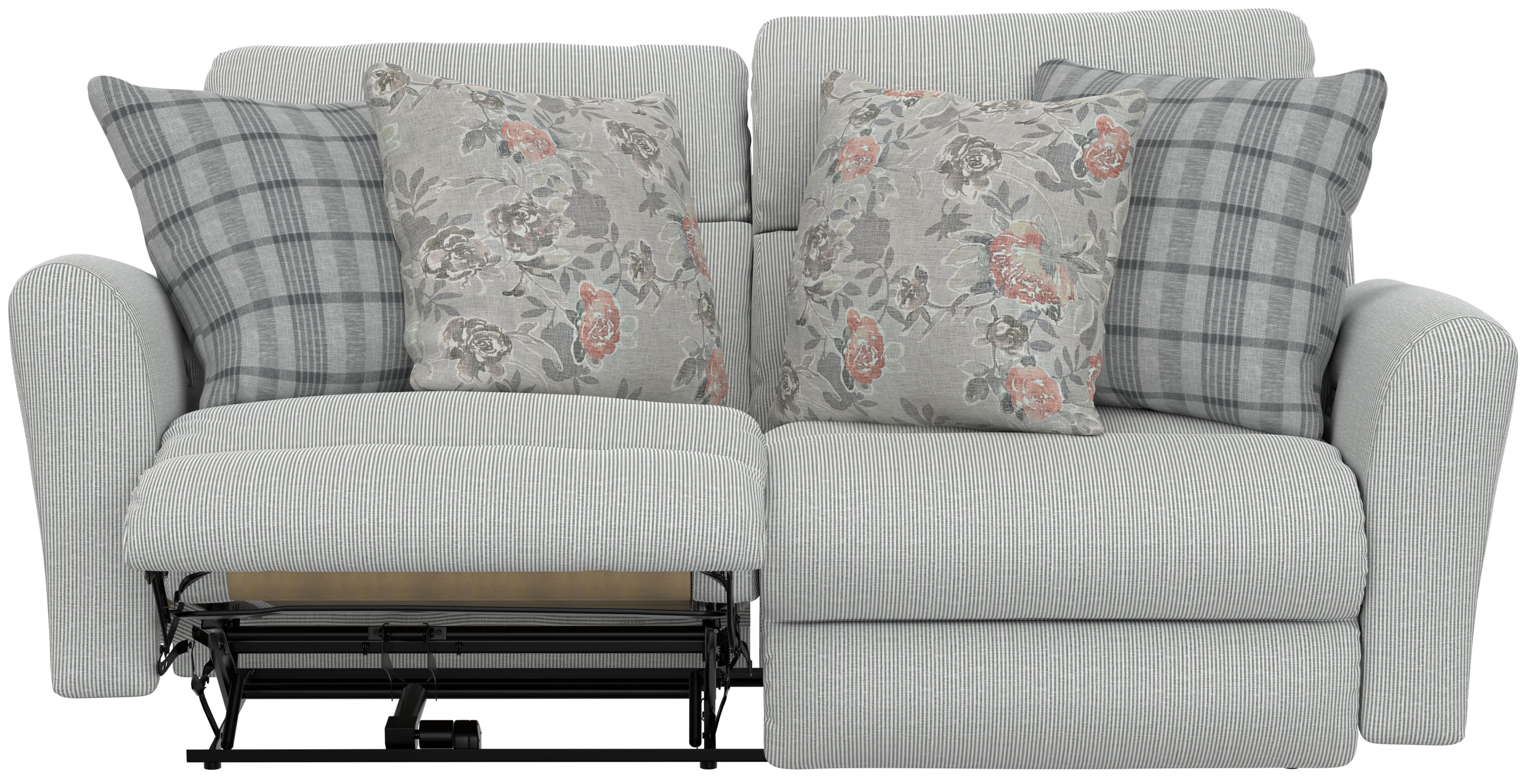 Chappy - Power Lay Flat Reclining Sofa - Pebble