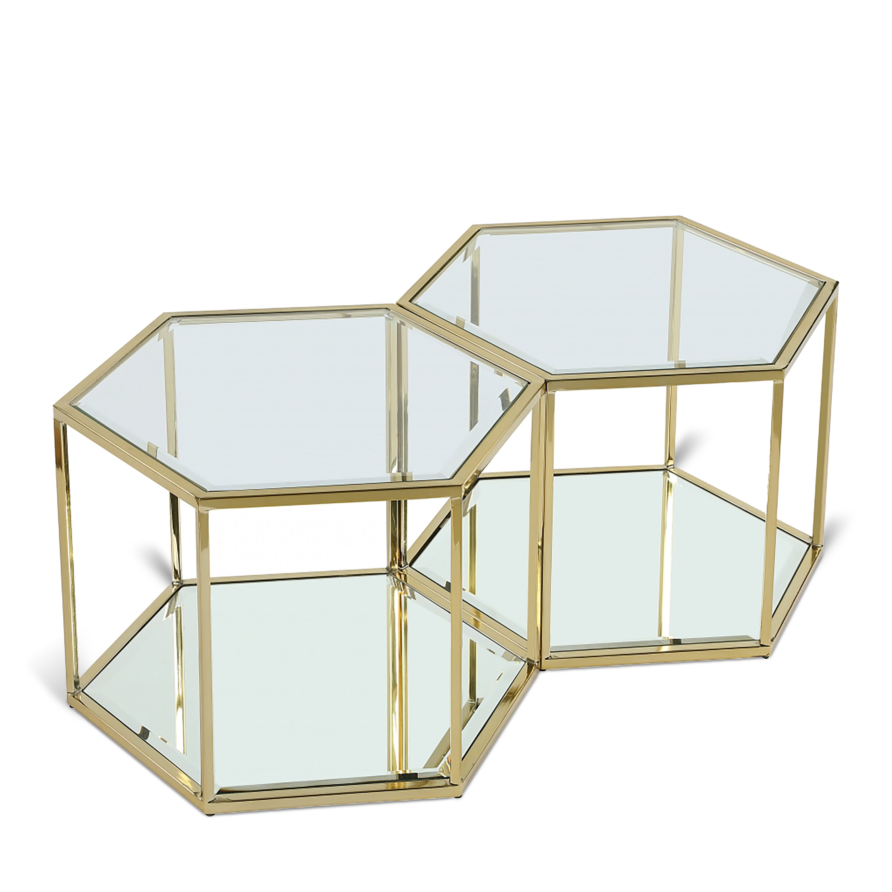 Sei - Coffee Table 2 Piece - Gold