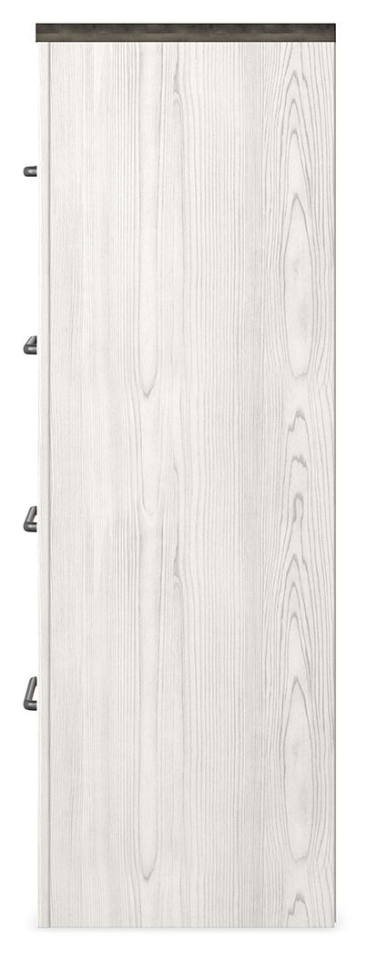 Ashley Furniture Gerridan - Four Drawer Chest - White / Gray - Image 5