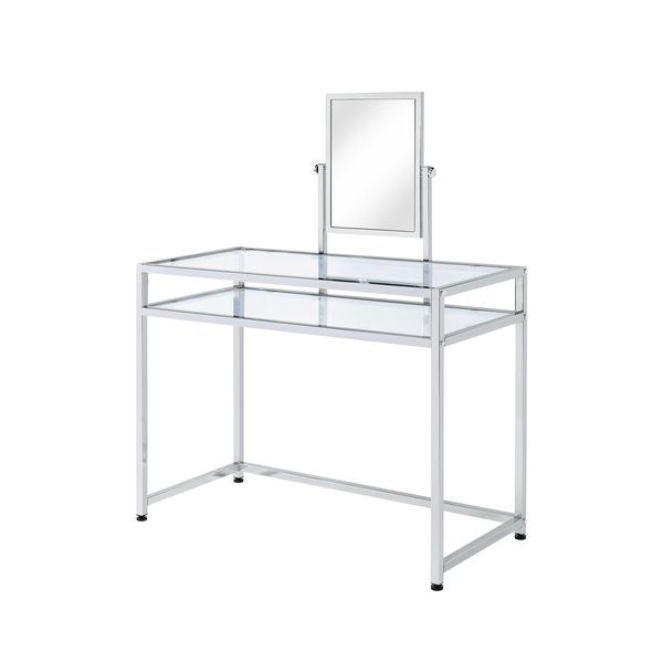 Coleen - Vanity Set - Chrome, silver, view 2