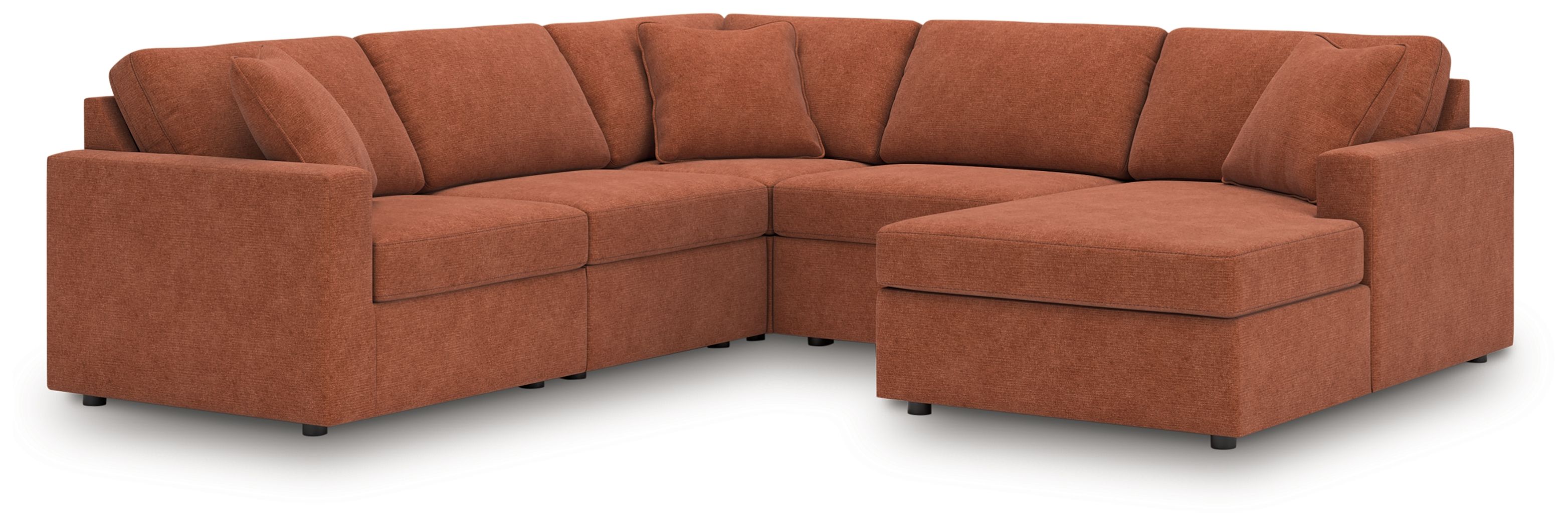 5 Pc · Sectional With Raf Corner Chaise, With Laf Corner Chair