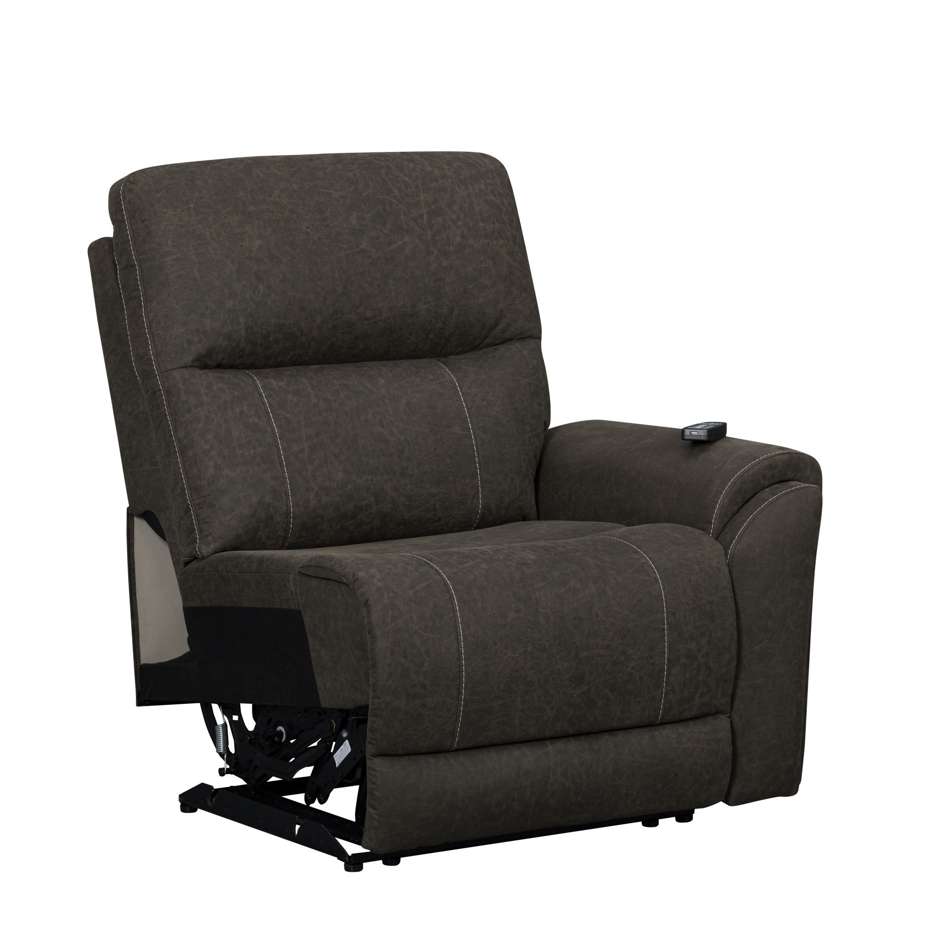 Gaia - RAF Recliner With Power Headrest, Footrest, Massage, Heat - Sable