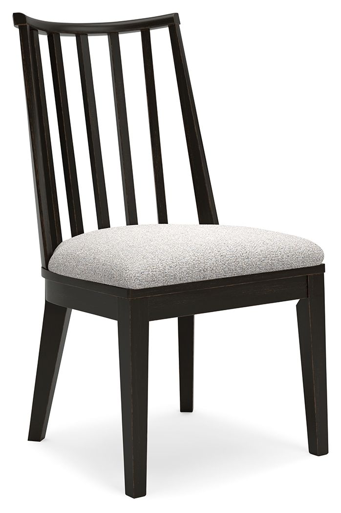 Ashley Furniture Galliden - Dining Upholstered Side Chair (Set of 2) - Black - Image 4
