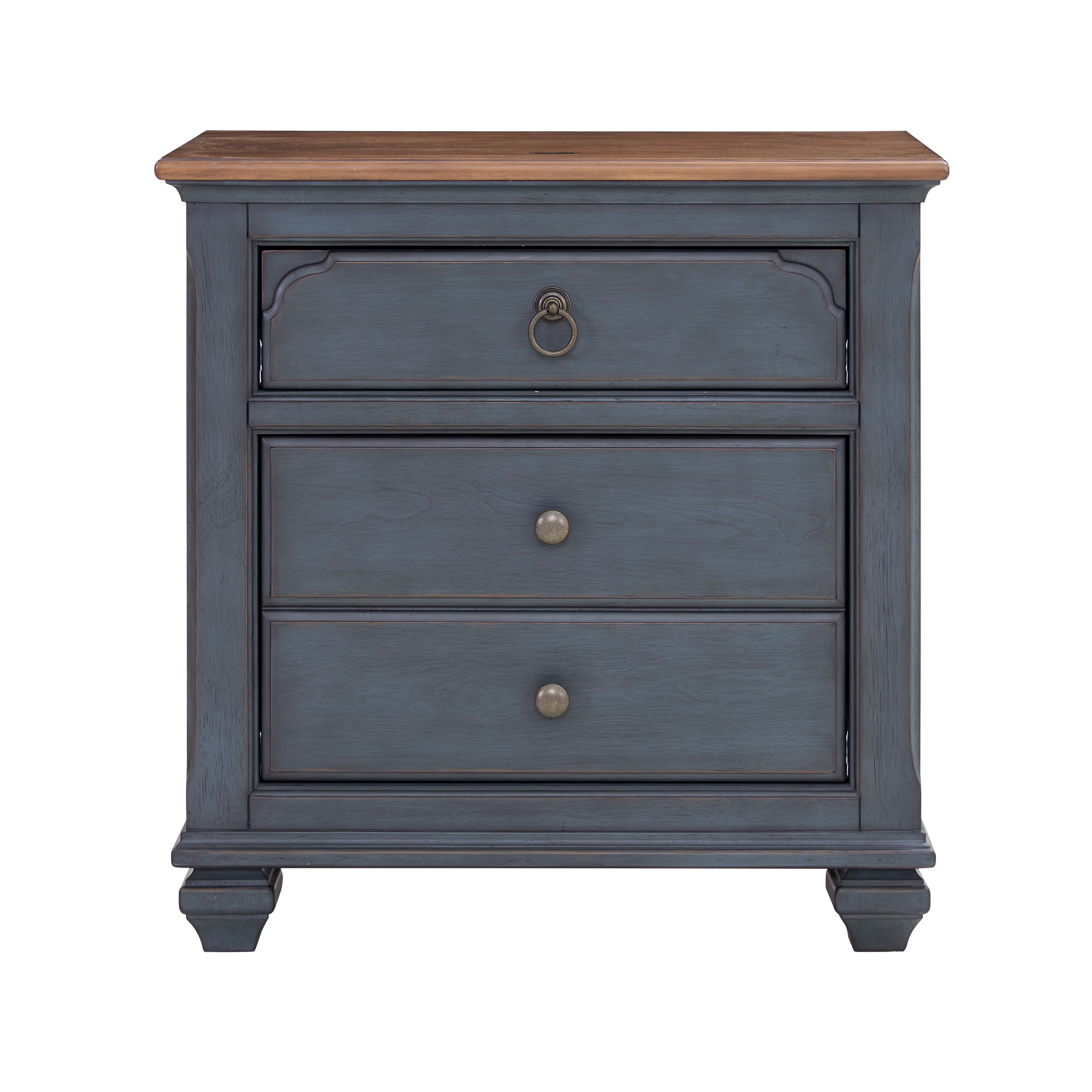 Americana - Nightstand - Corduroy Blue Image