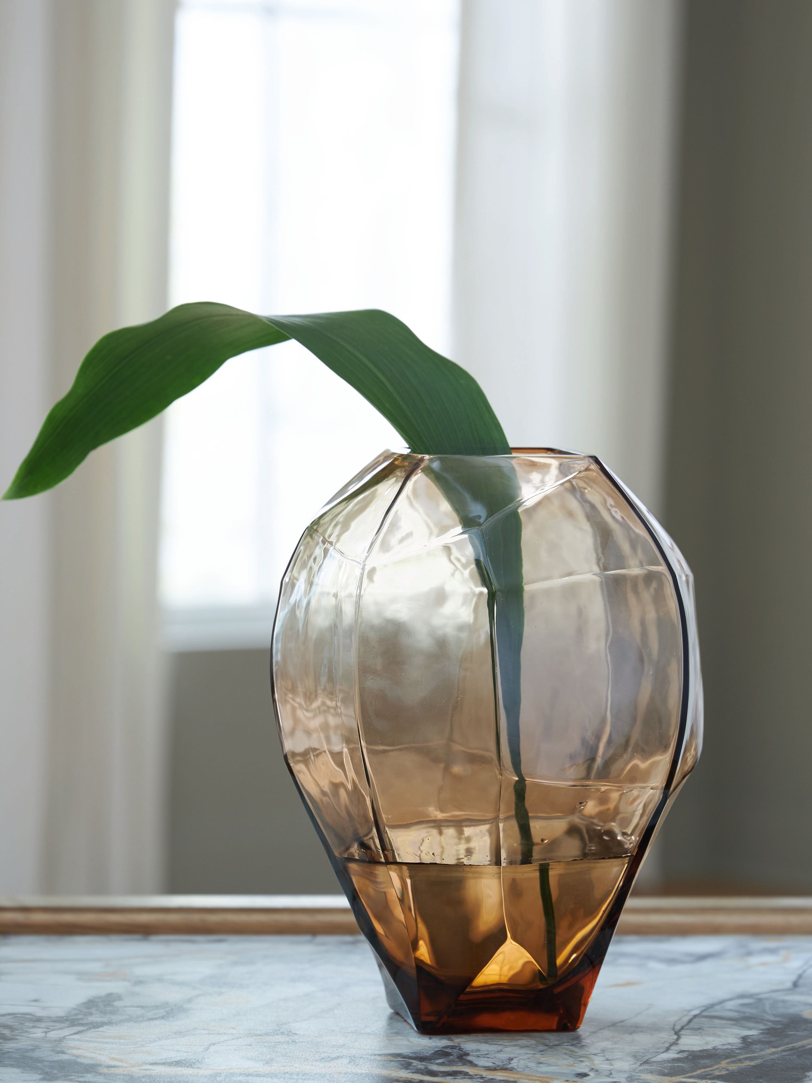 Ewart - Vase - 10.2" - Light Brown