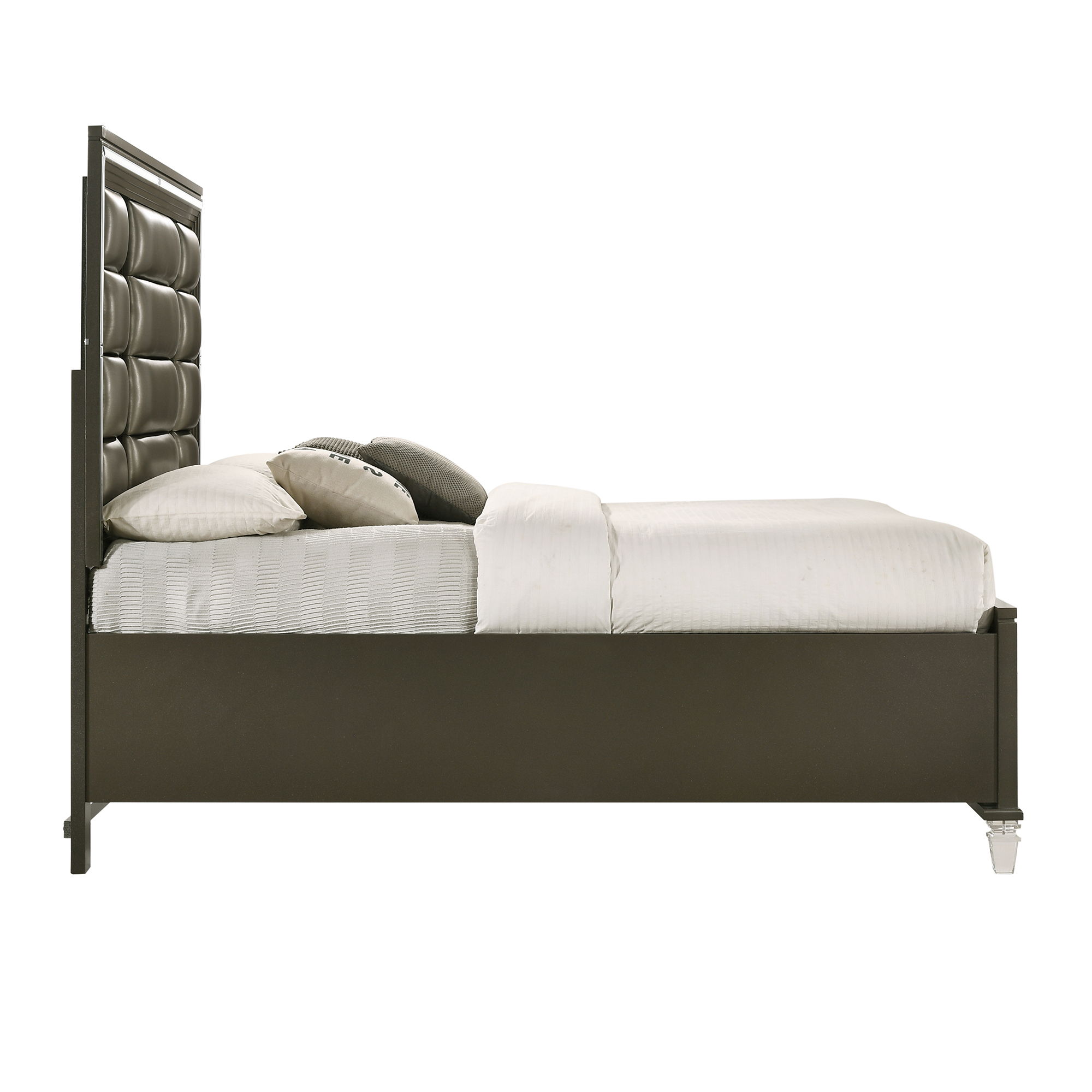 Twenty Nine - 2-Drawer King Storage Bed - Dark Brown