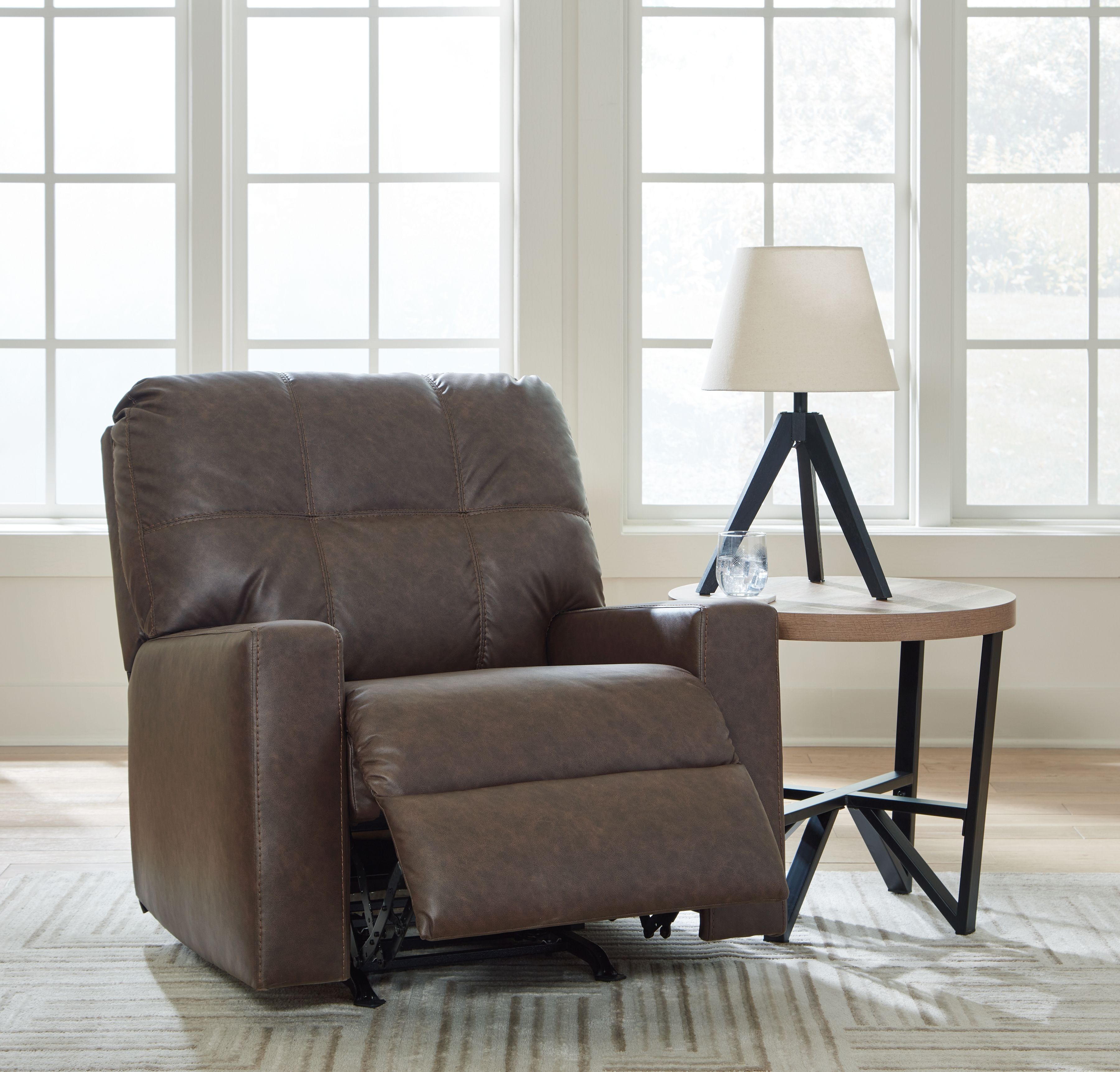 Ashley Furniture Barlin Mills - Rocker Recliner - Umber - Image 9
