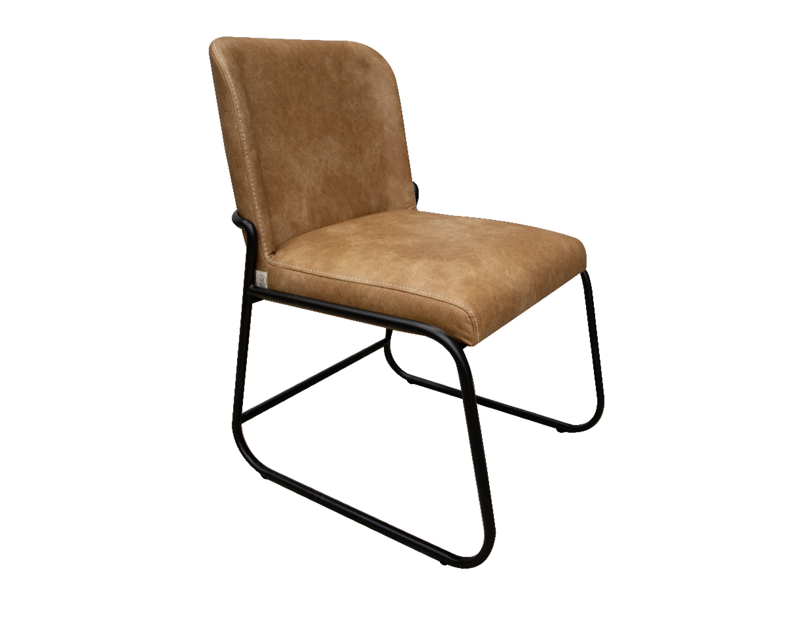 International Furniture Direct Comala - Upholstered Chair (Set of 2) - Caramel