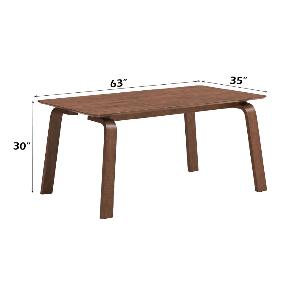 Ginny - Dining Table - Walnut, dark brown, view 8