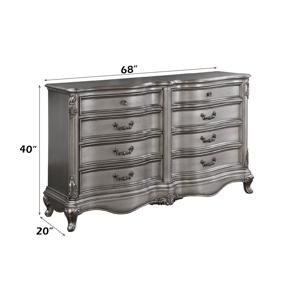 Ariadne - Dresser - Antique Platinum, silver, view 5