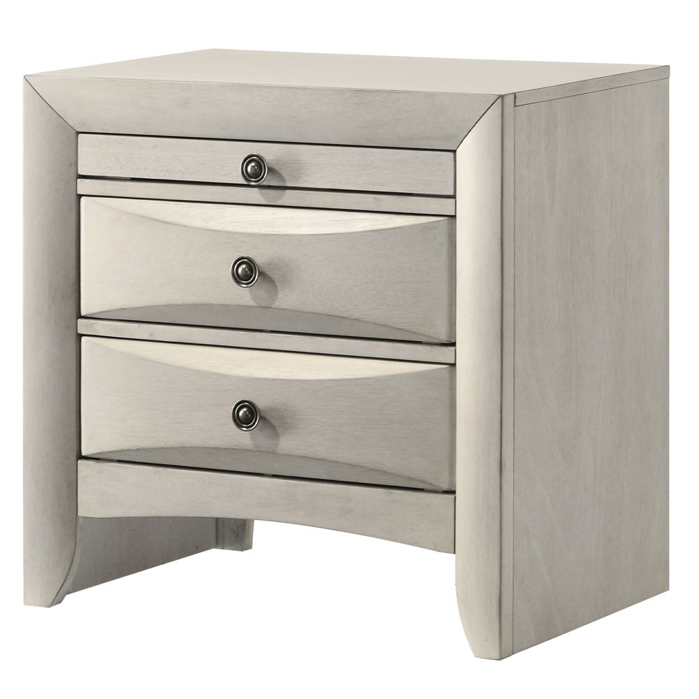 Ramondi - Nightstand - Antique White, white, view 2