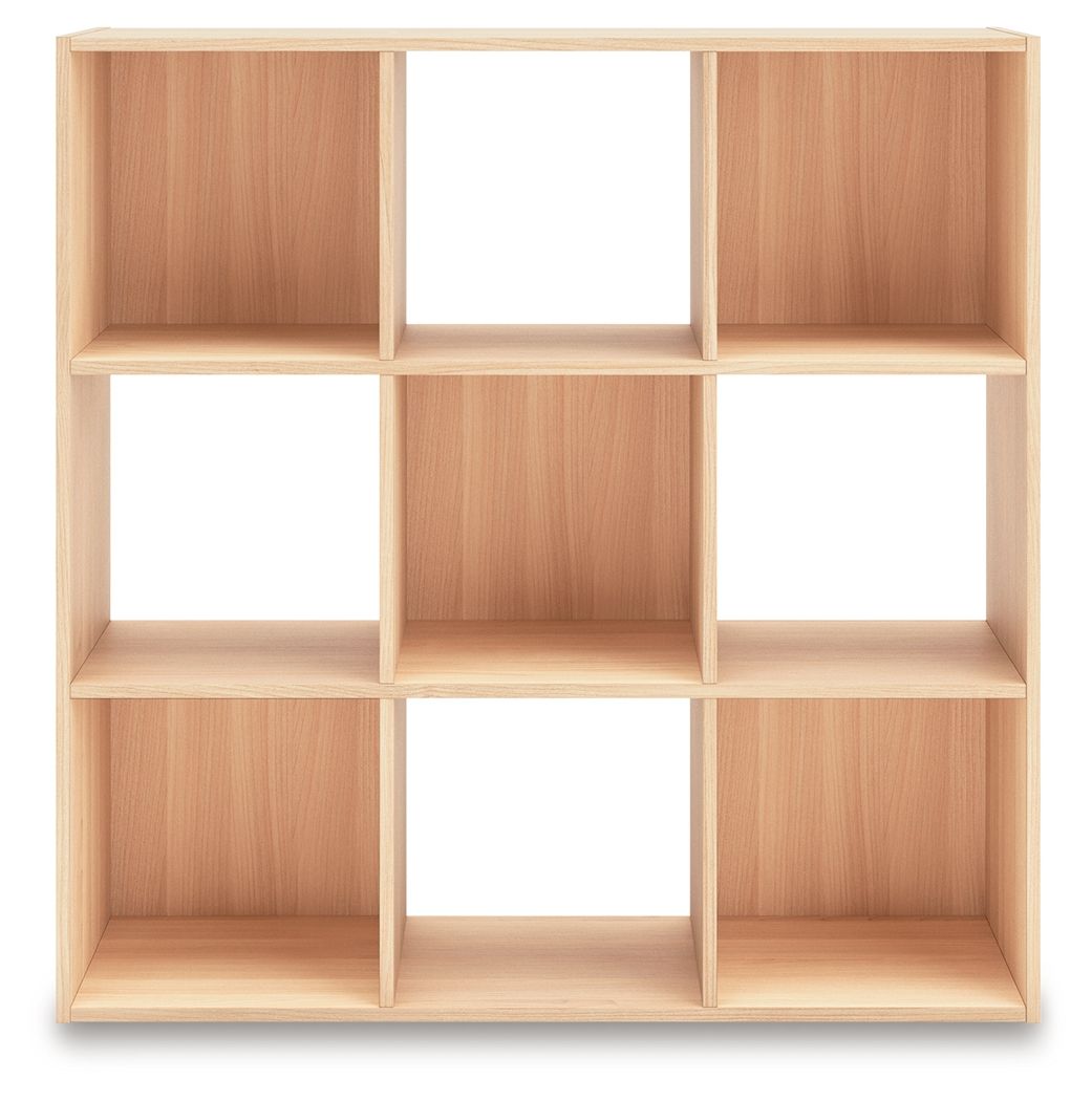 Ashley Furniture Piperton - Nine Cube Organizer - Tan - Image 3
