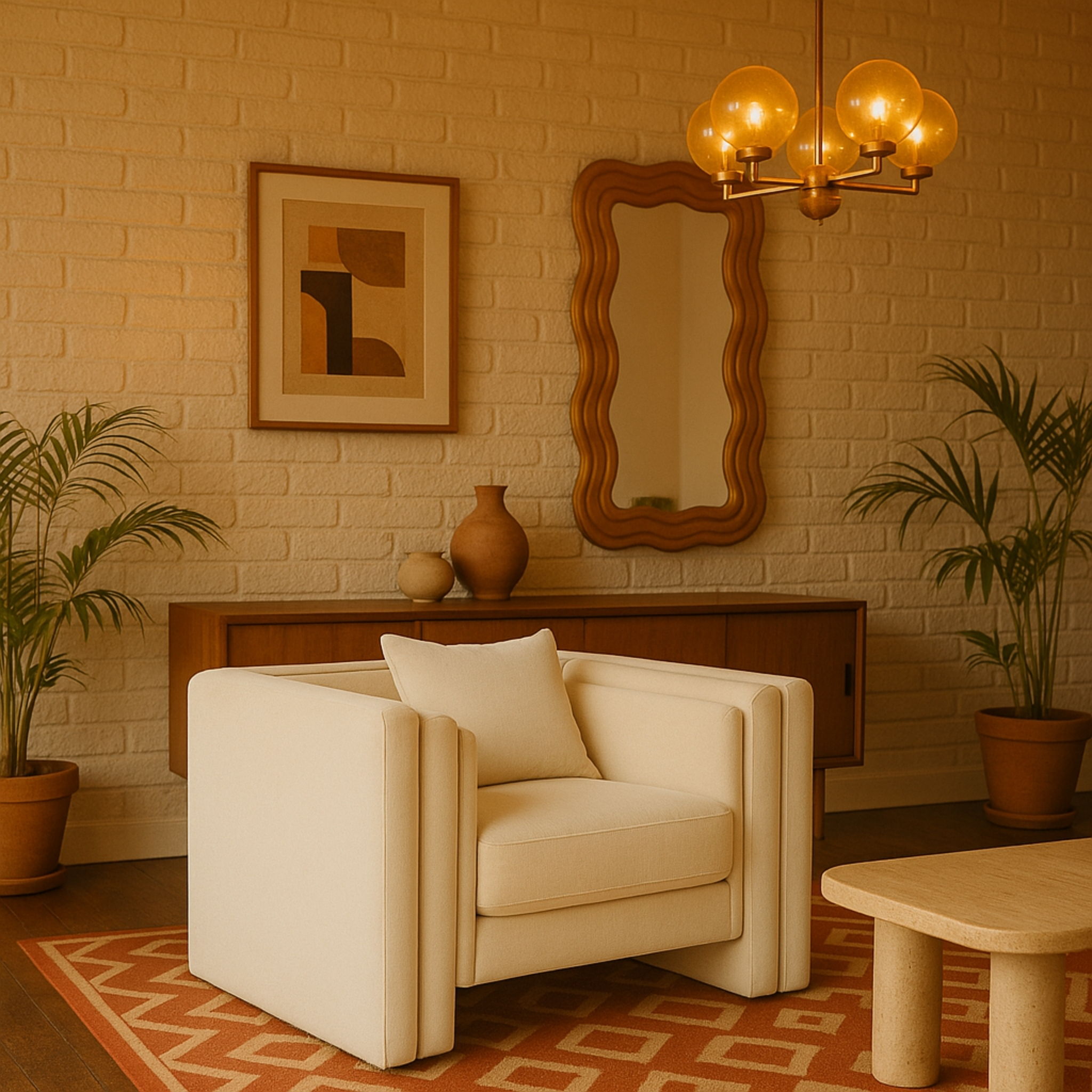Everett - Chair - Cream