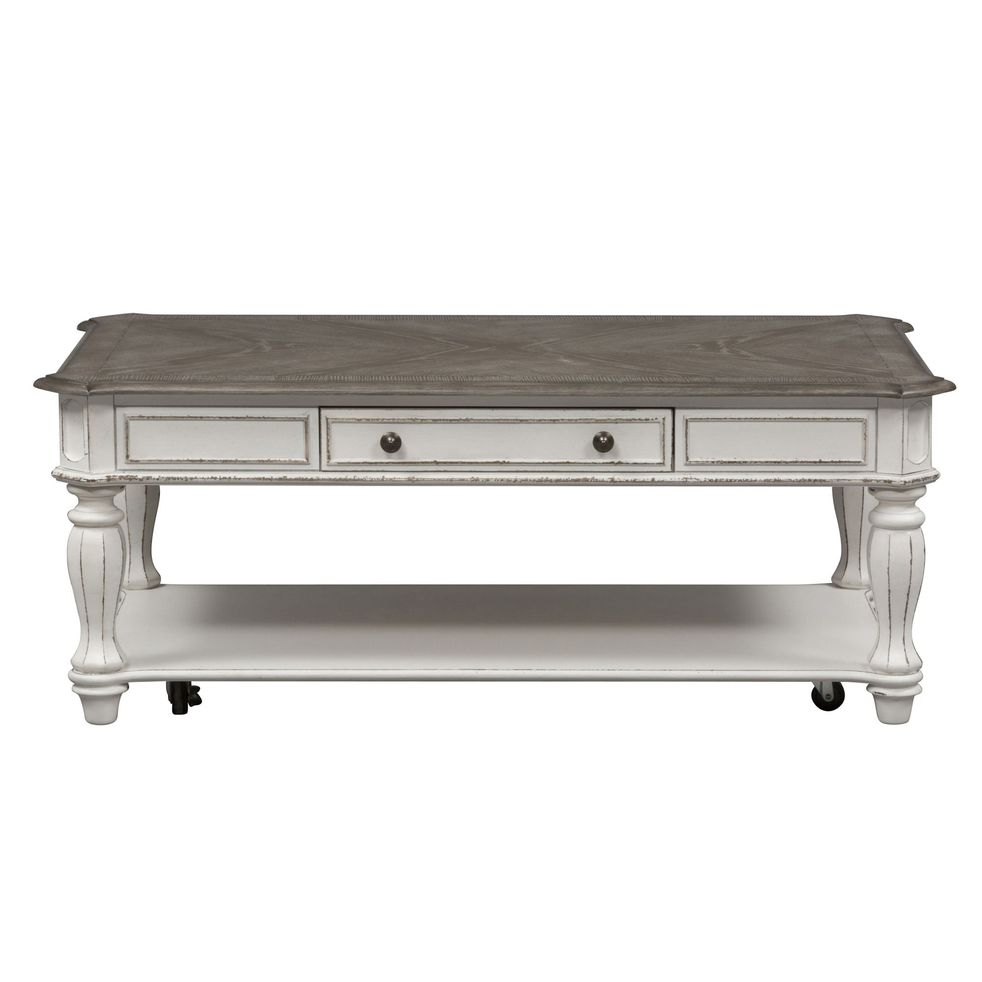 Liberty Furniture Magnolia Manor - Rectangular Cocktail Table - White