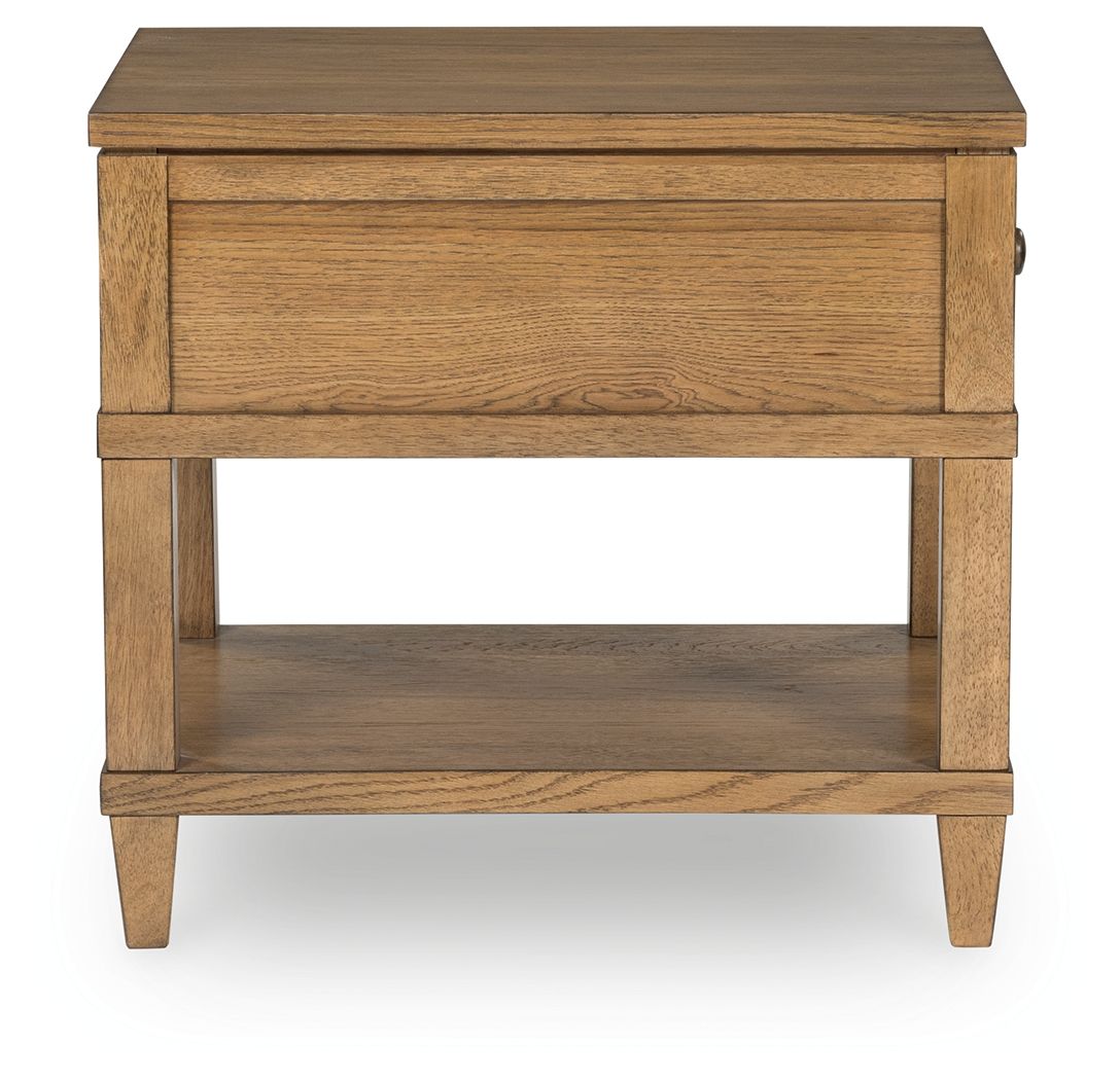 Ashley Furniture Sharlance - Rectangular End Table - Light Brown - Image 5