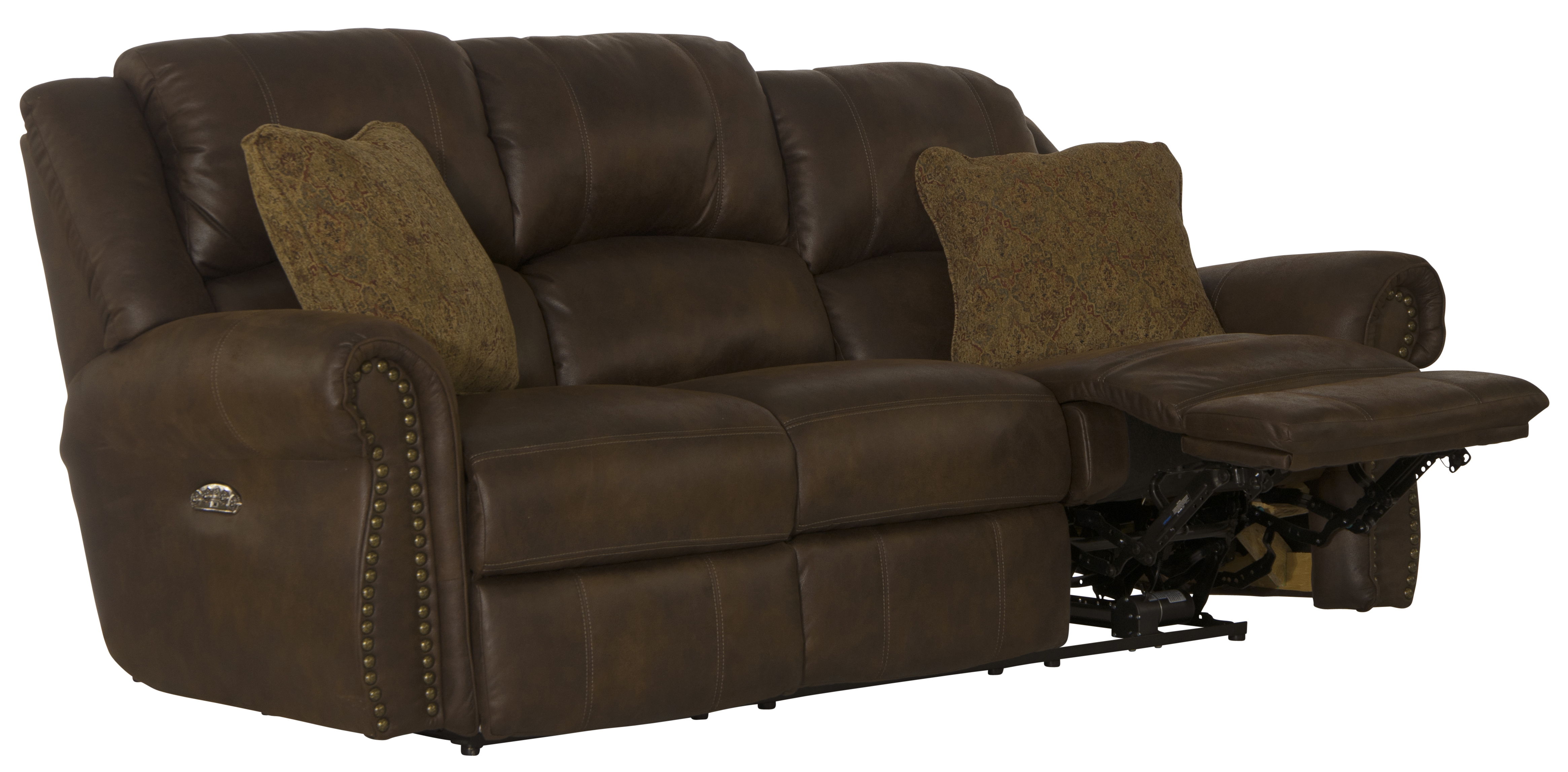 Pickett - Power Reclining Sofa With Power Adjustable Headrest - Walnut