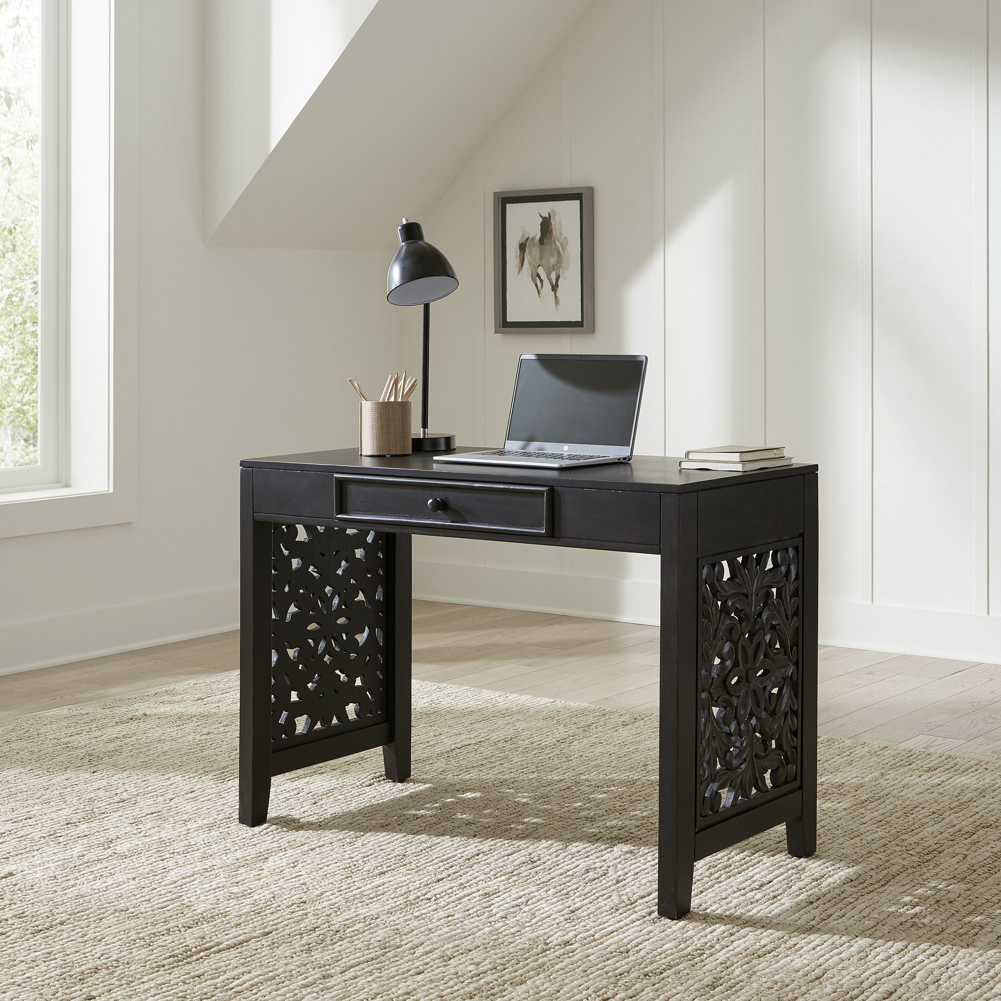 Liberty Furniture Trellis Lane - Accent Writing Desk - Black