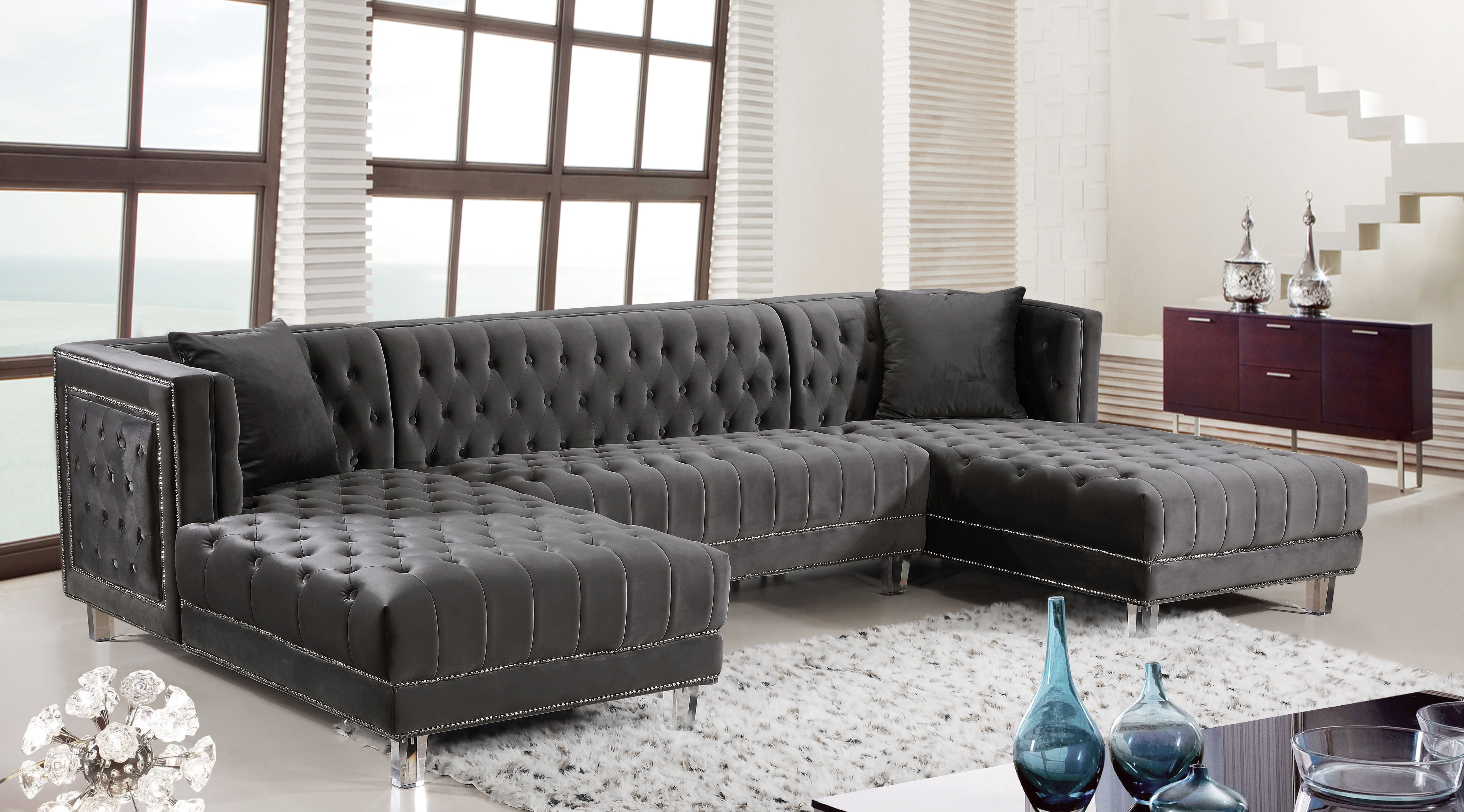 Moda - 3 Piece Sectional - Gray