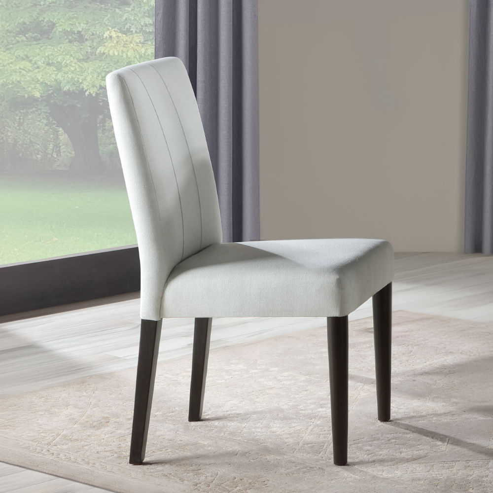 Carena - Side Chair (Set of 2) - White & Brown, white