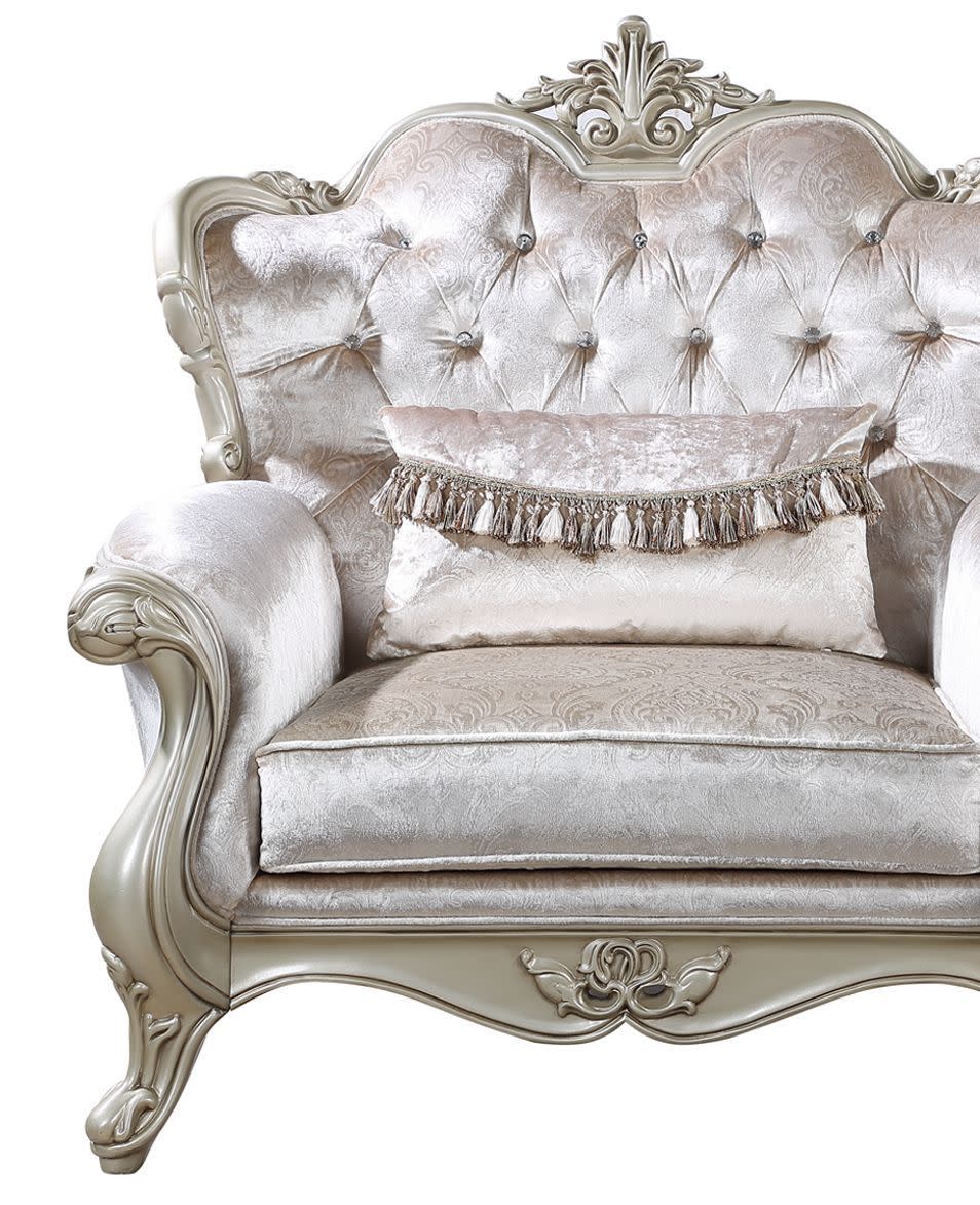 Monique - Loveseat - Silver, gray, view 4