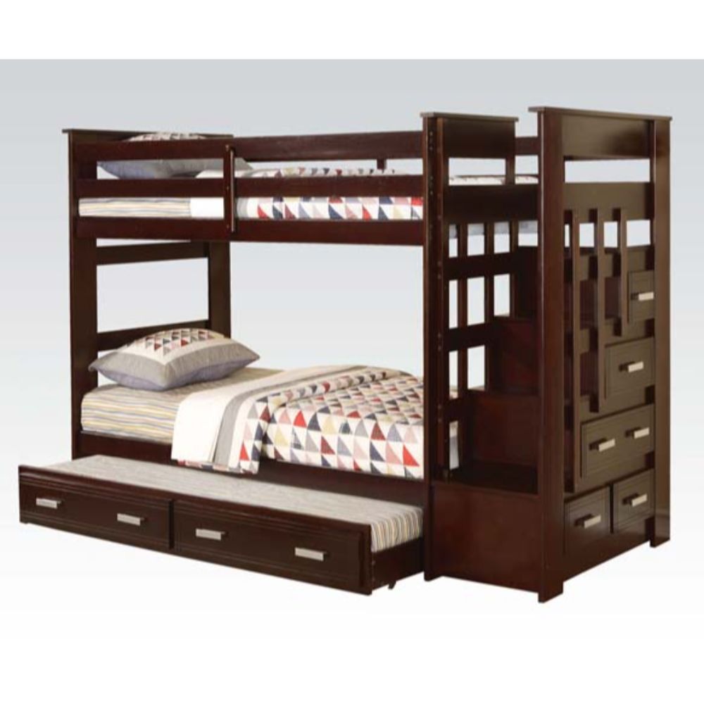 Allentown - Twin Over Twin Bunk Bed & Trundle - Espresso Image