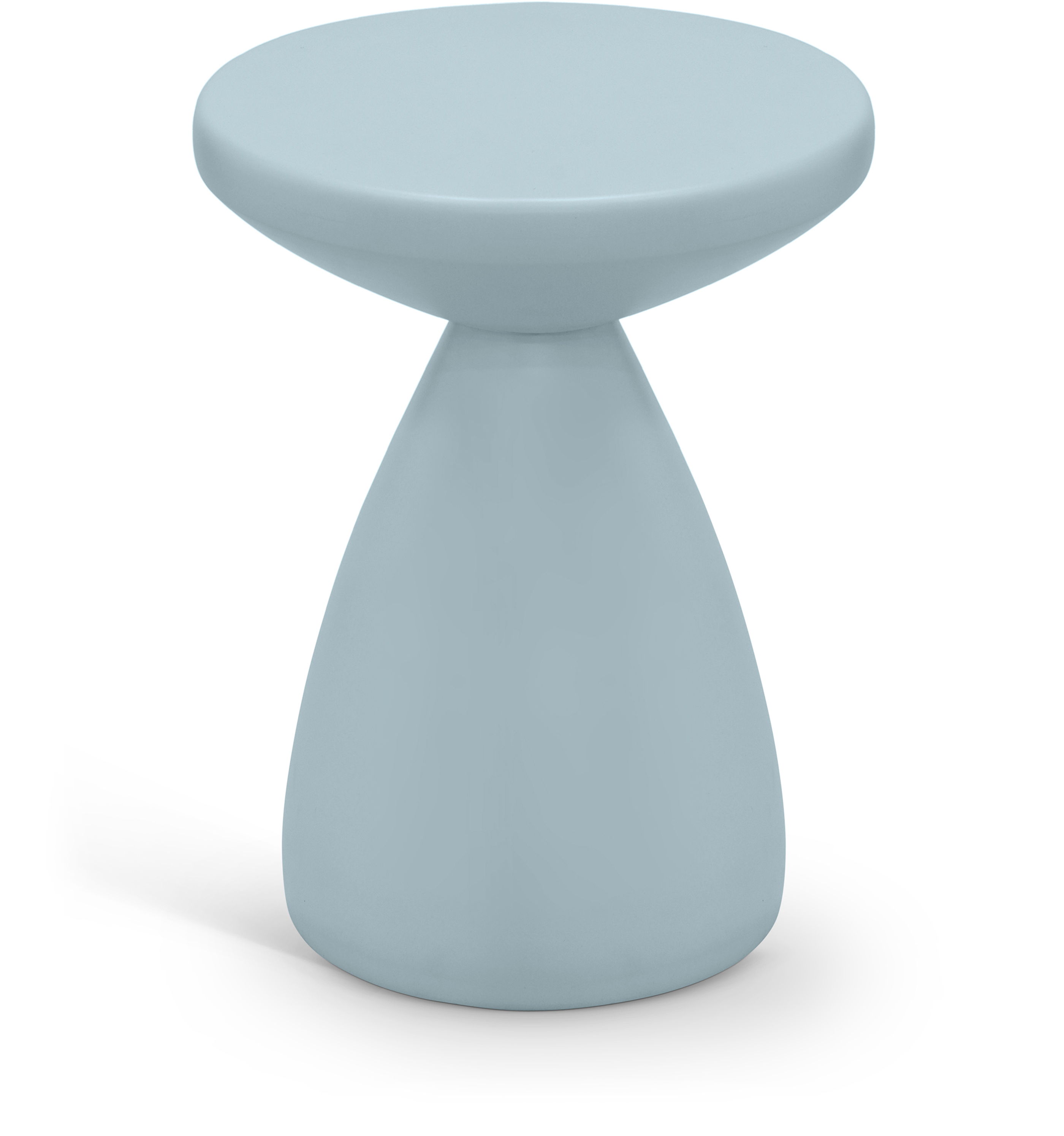 Anika - Iron End Table - Light Blue