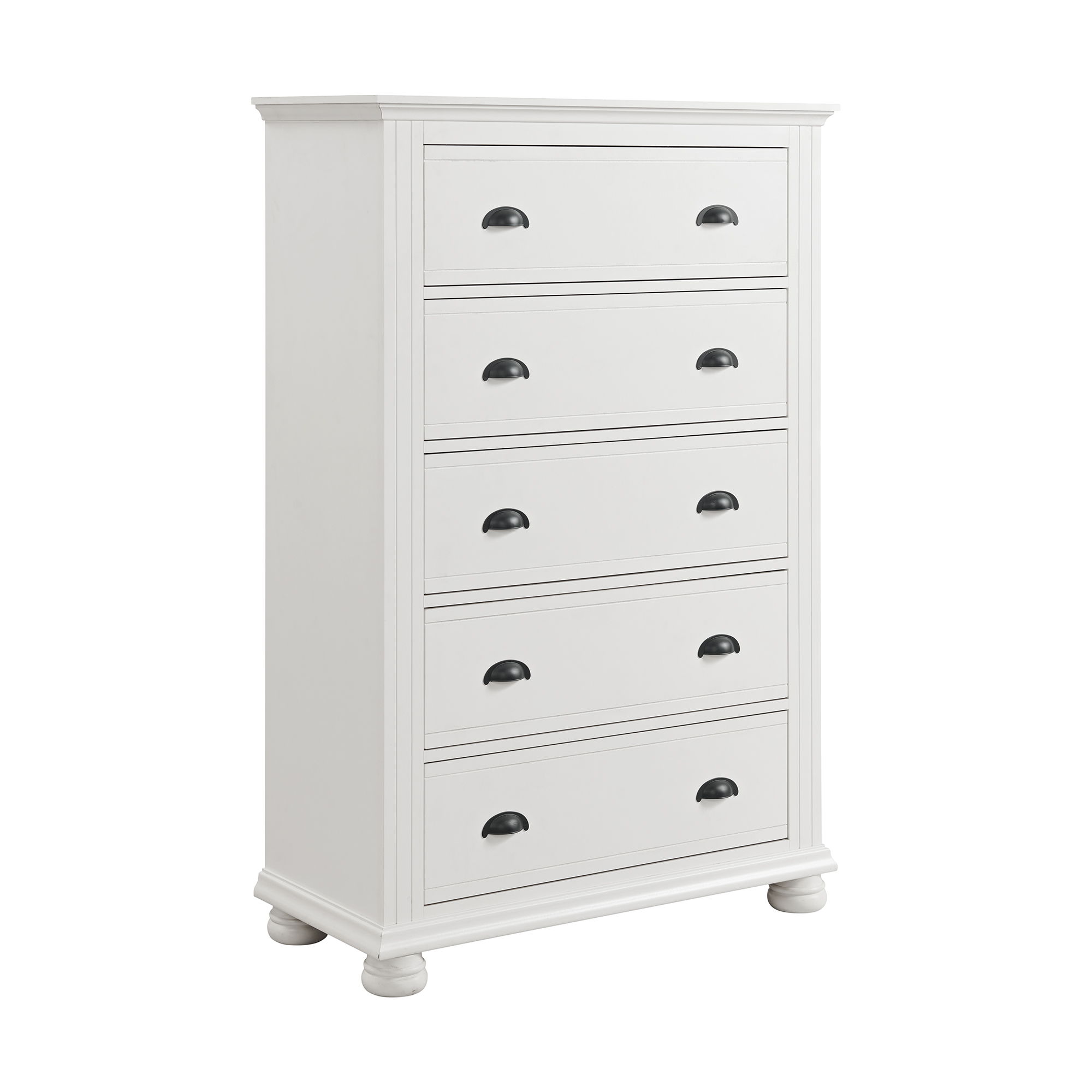 Kona - Full Panel 5 Piece Bedroom Set - White