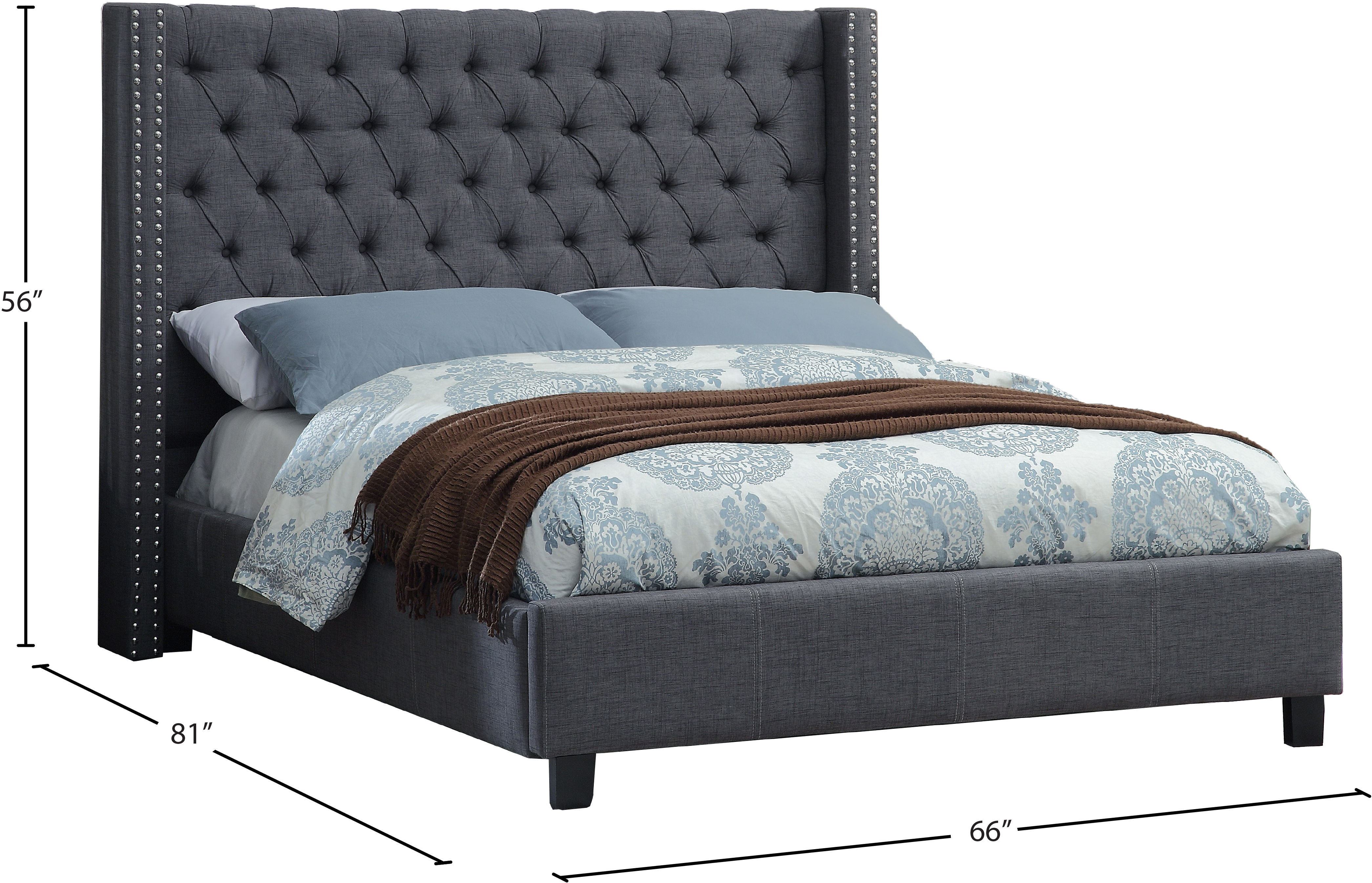 Ashton - Full Bed - Gray