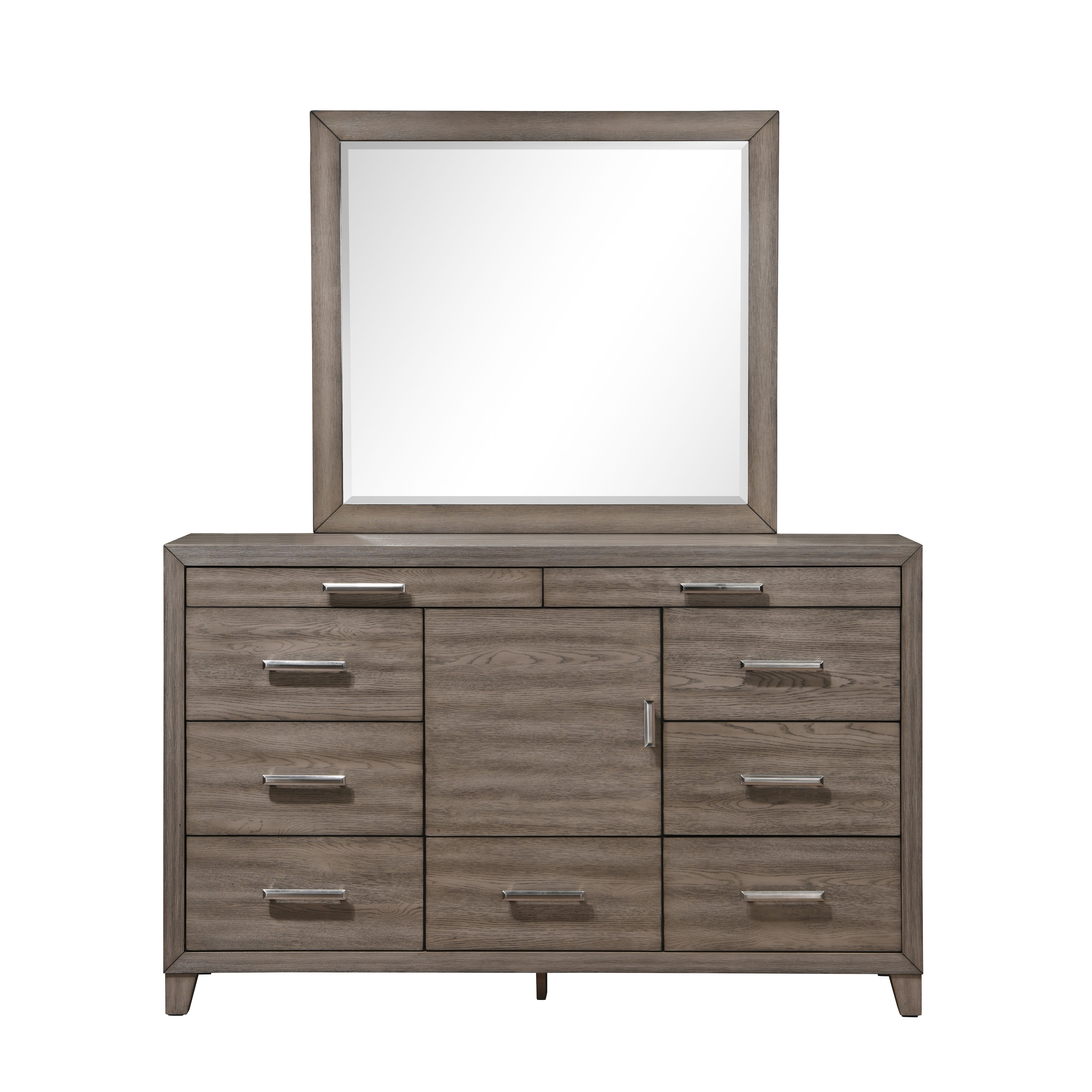 Harrisburg - Dresser & Mirror - Walnut