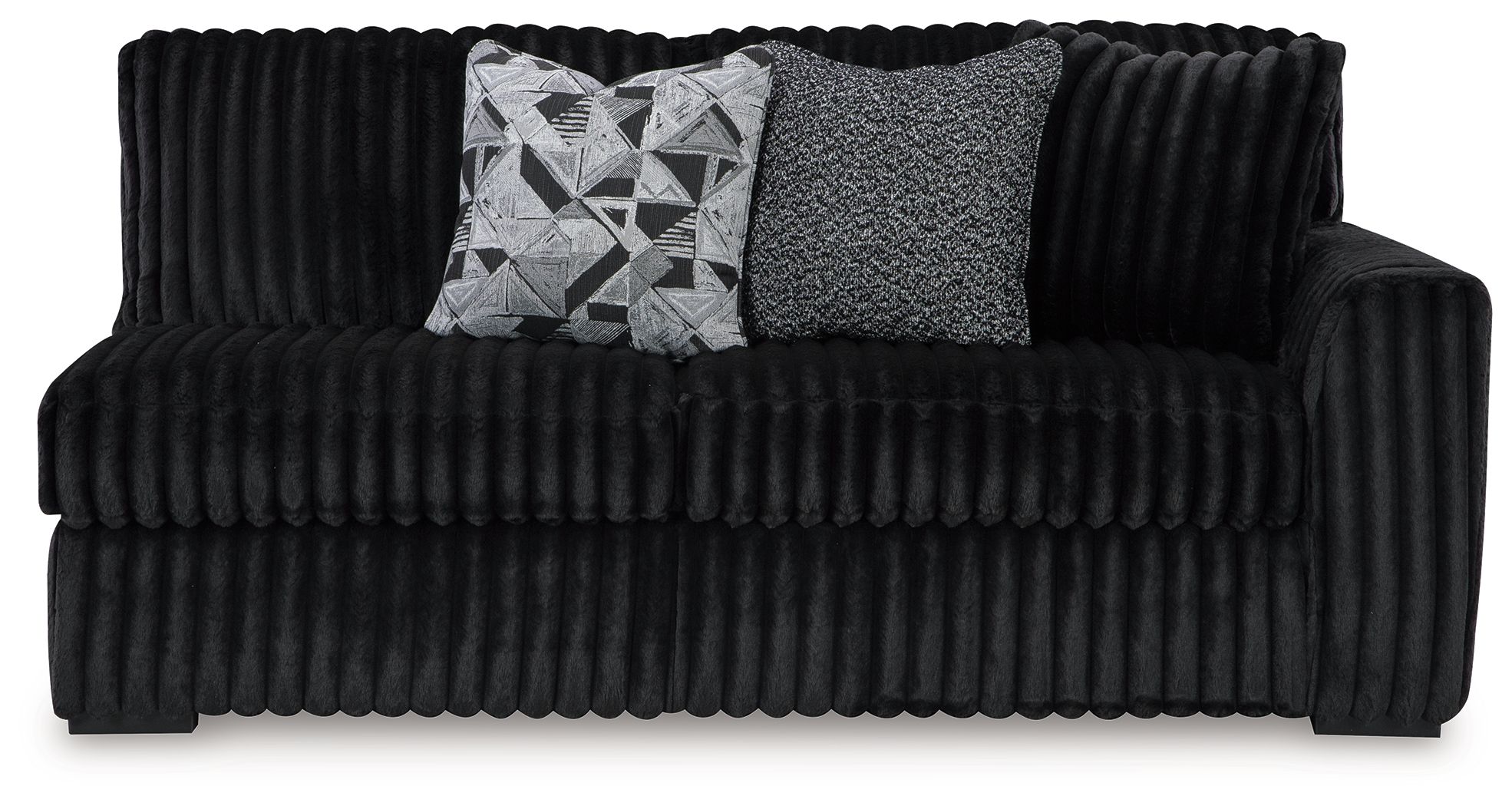 Ashley Furniture Midnight-Madness - 3-Piece Sectional With Laf Corner Chaise - Onyx - Image 11